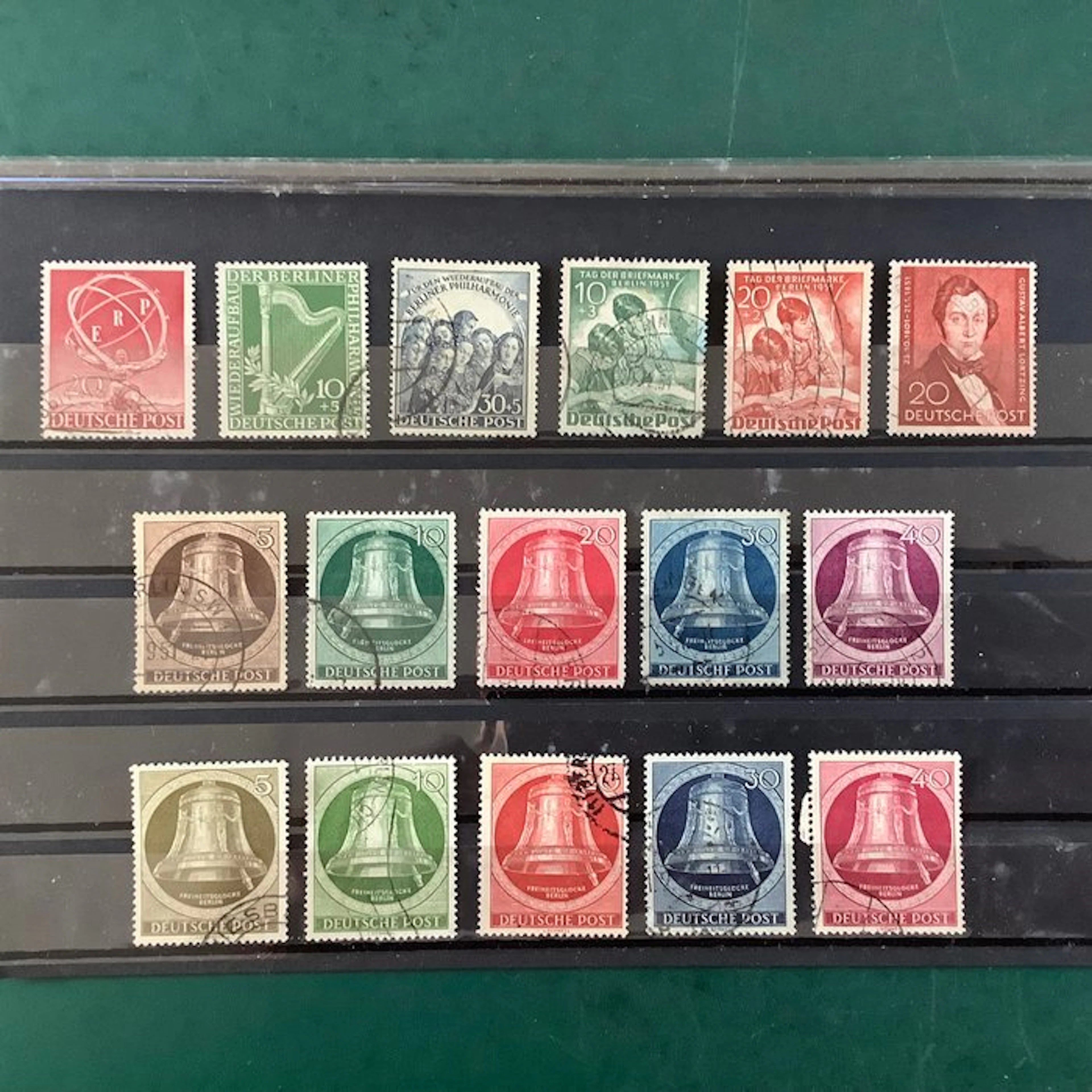 Berlin 1950/1951 - Two issues - used - Michel 71/86