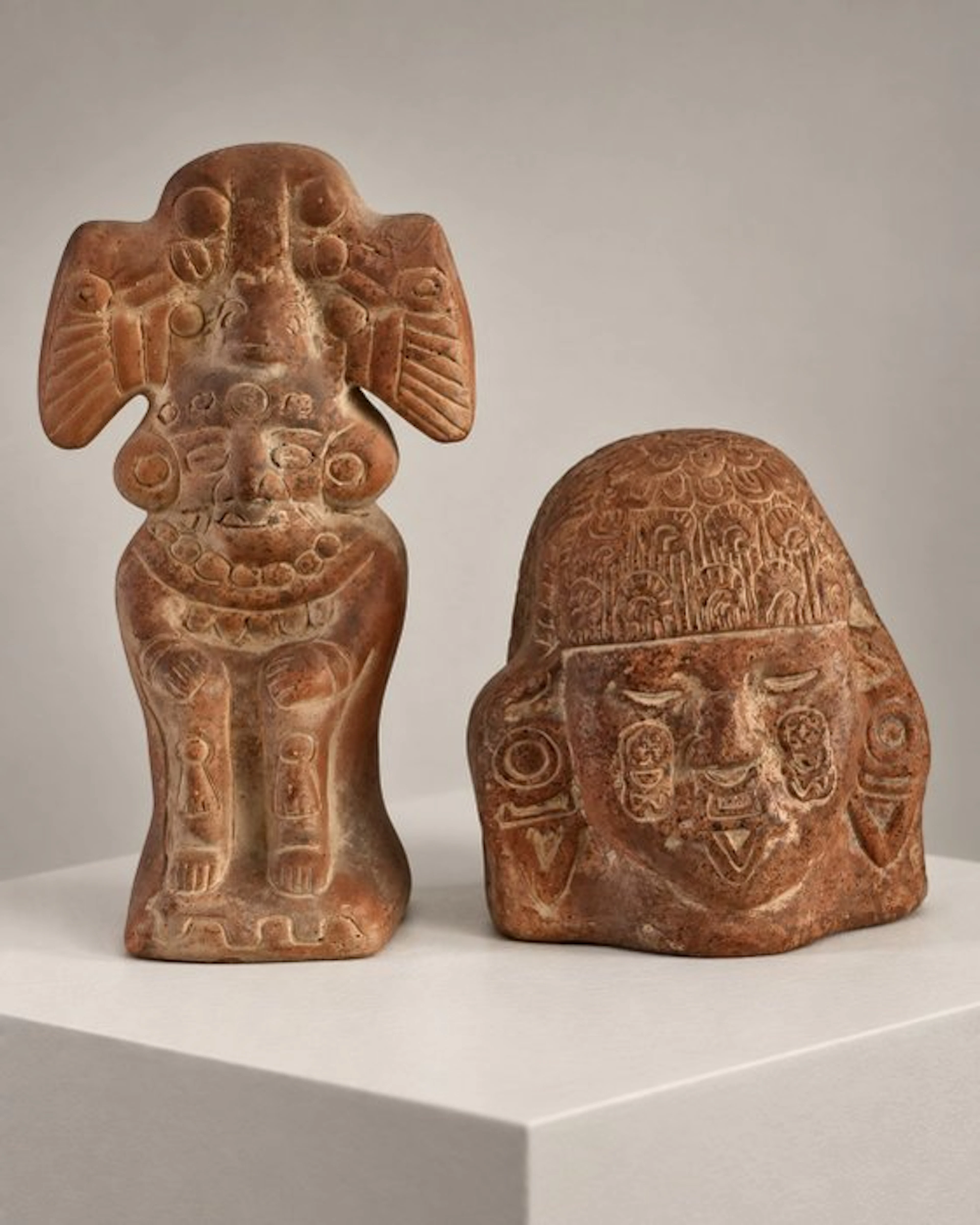 Sculpture, Pre-Columbiaanse reproductie - 0 cm - Terracotta, Clay - 1960