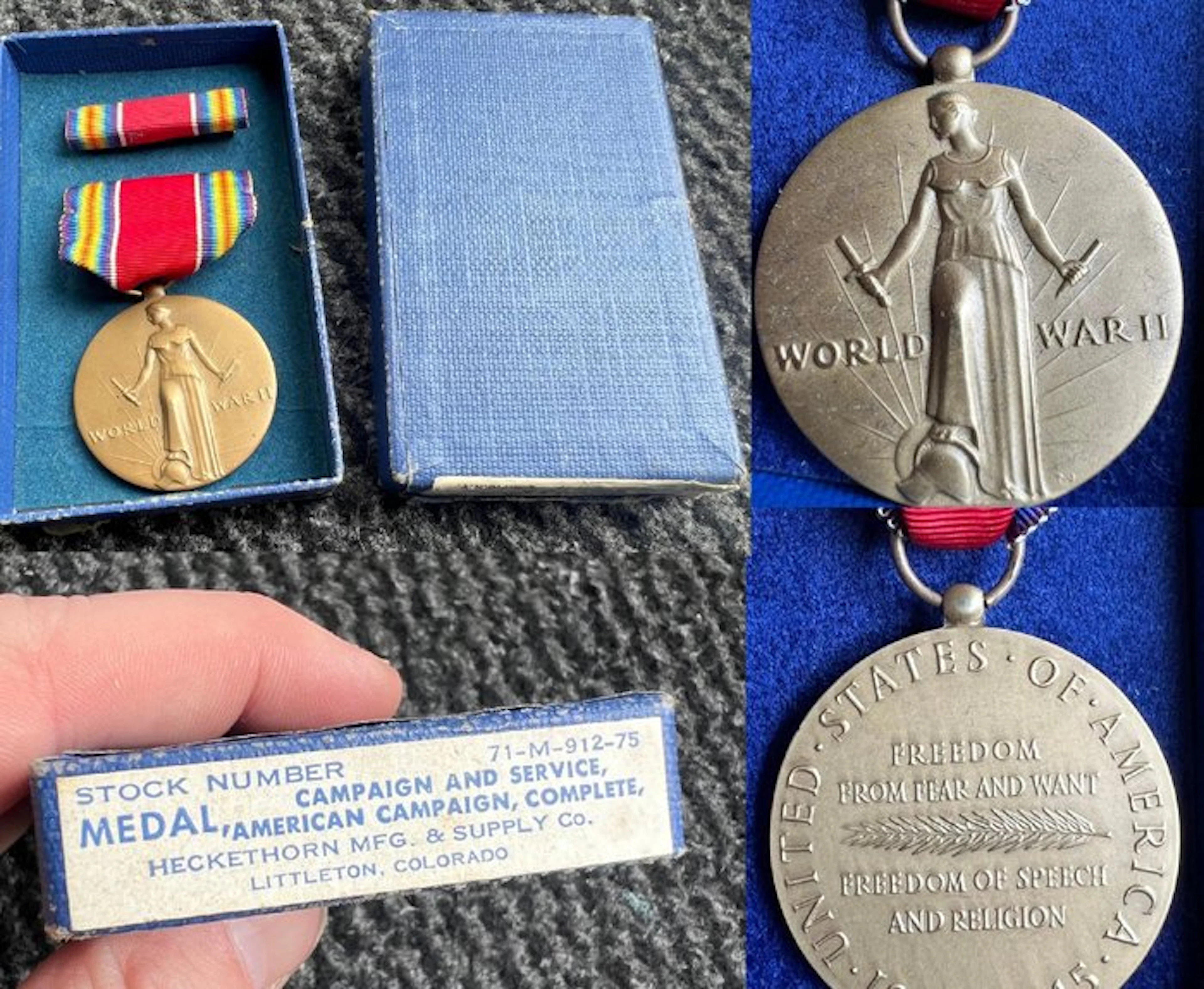 United States - Medal - US WW2 WW2 Victory Medal in...