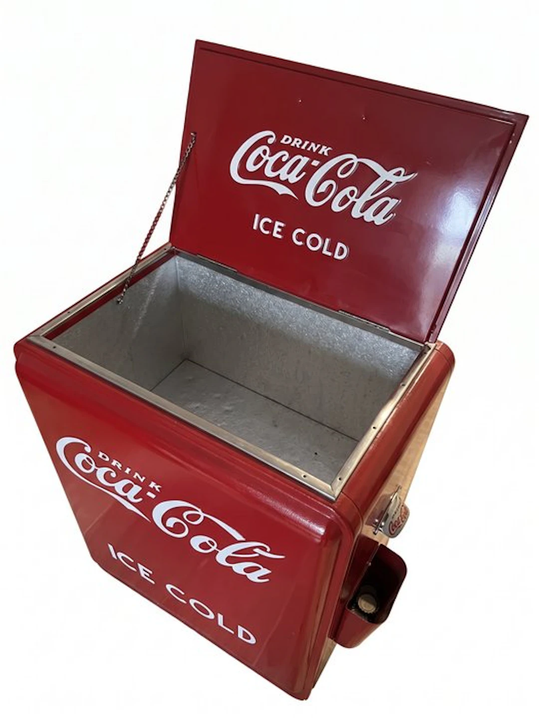 coca cola - Dispenser - Iron - Coca-Cola fridge, 1950s–1960s, vintage
