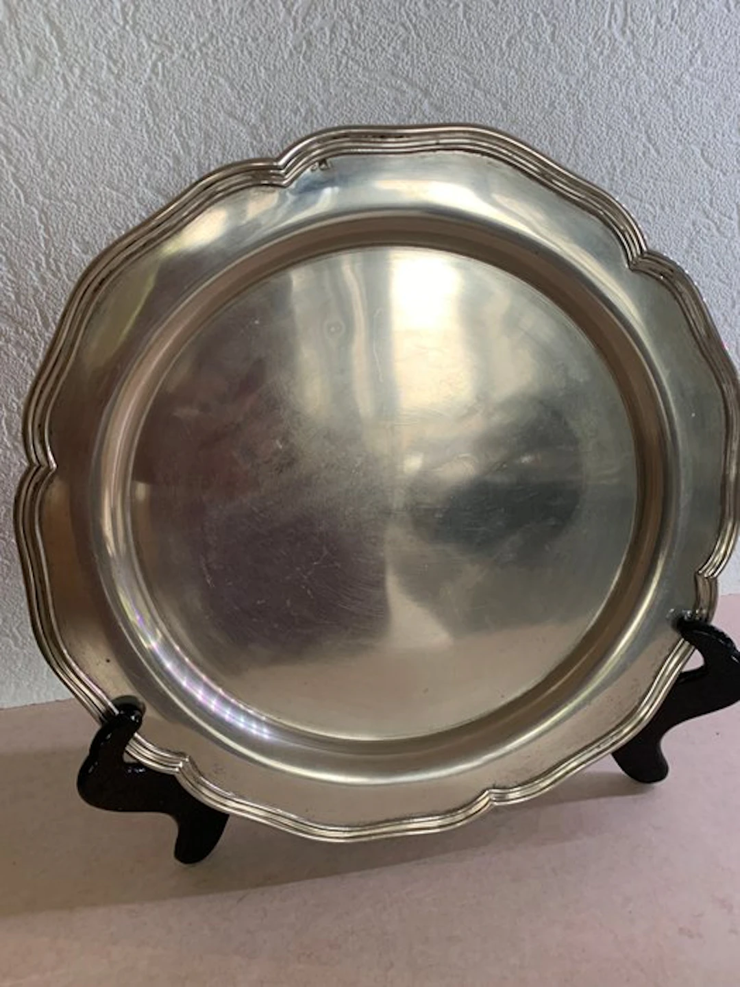 Plate - .833 silver - Solid silver tray