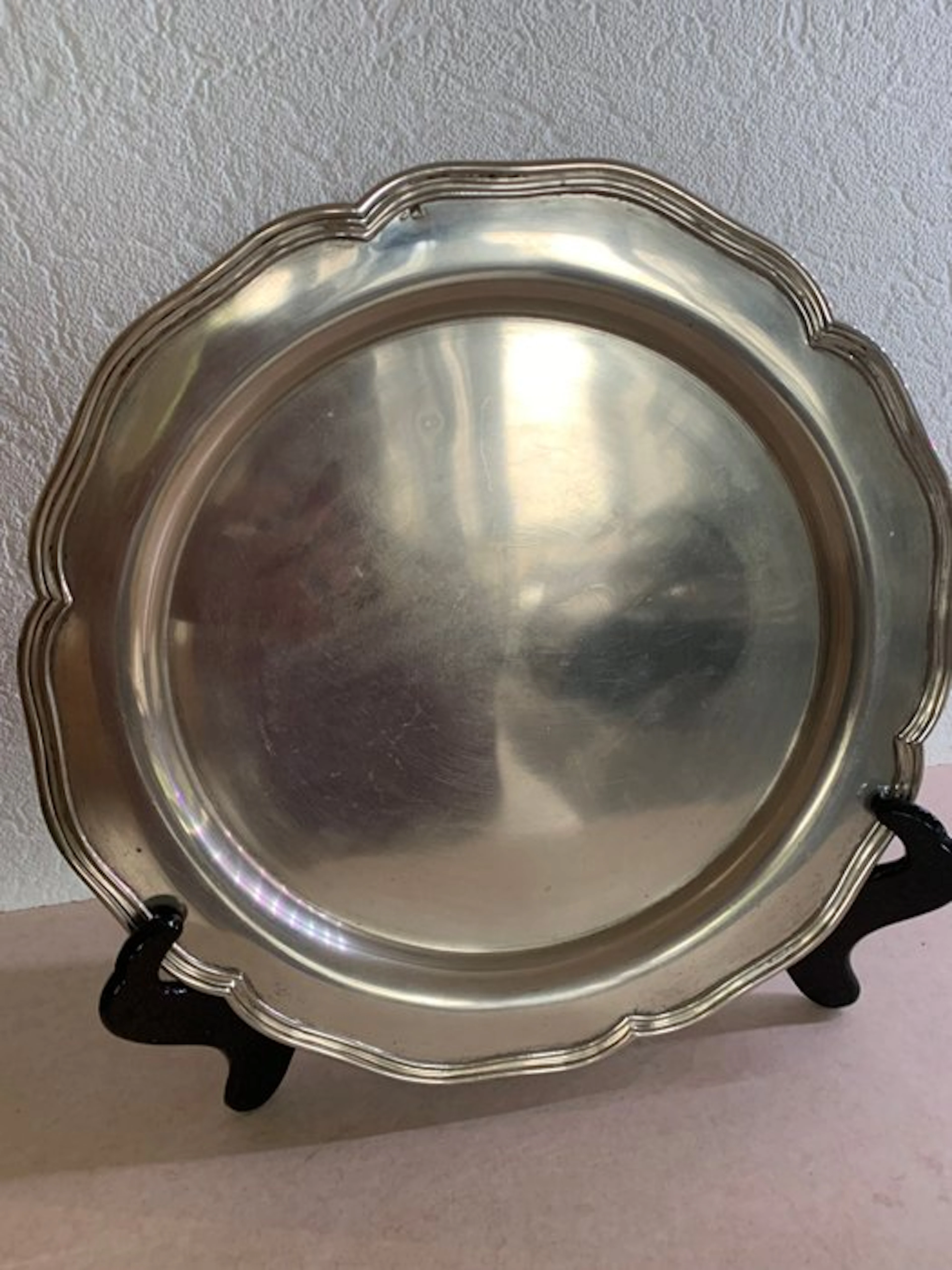 Plate - .833 silver - Solid silver tray