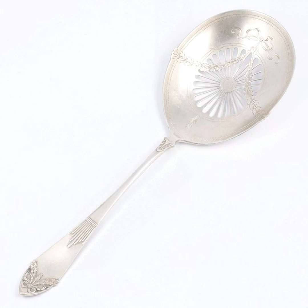 J.M. van Kempen - (Nat)fruitschep - Fruit spoon - .833 silver