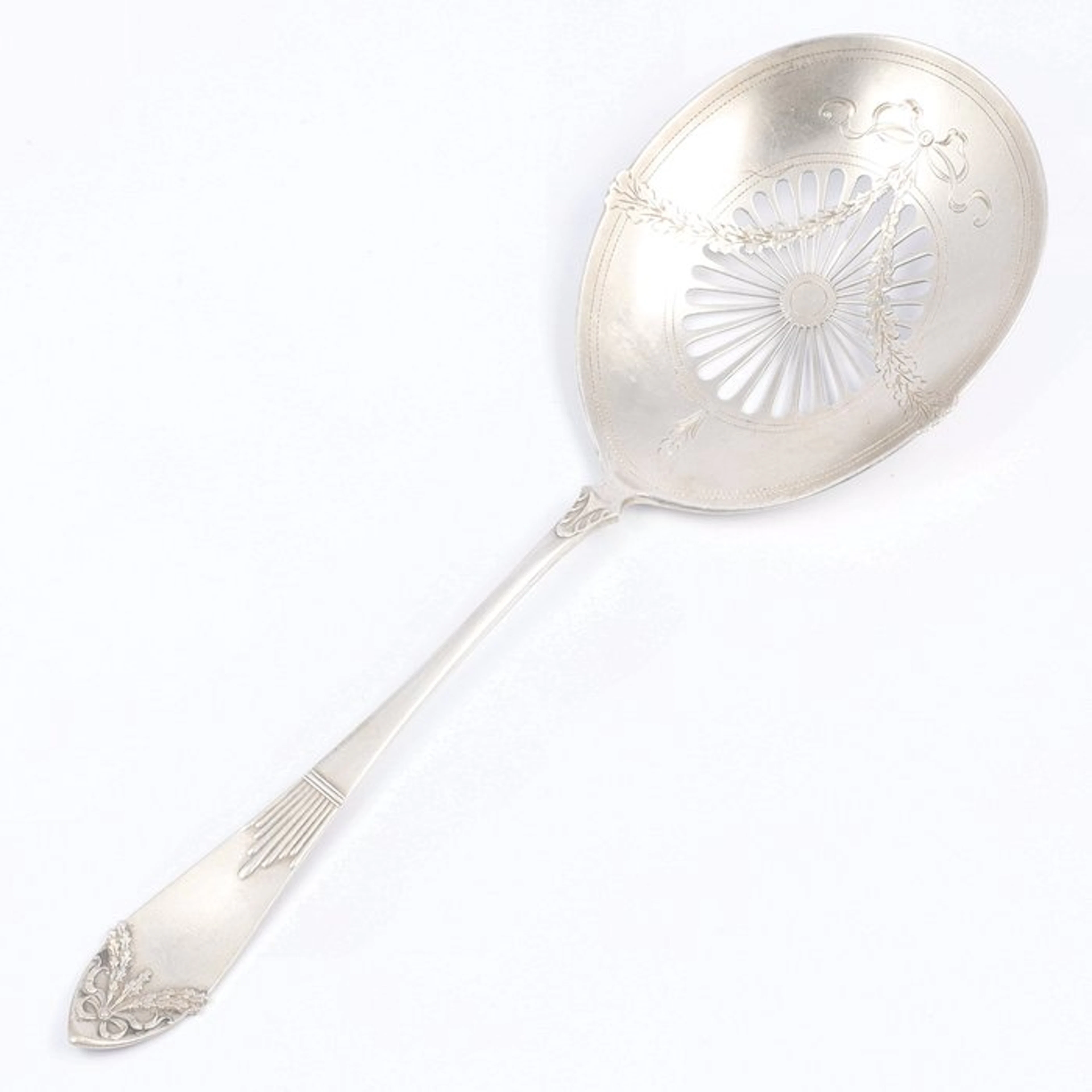 J.M. van Kempen - (Nat)fruitschep - Fruit spoon - .833 silver