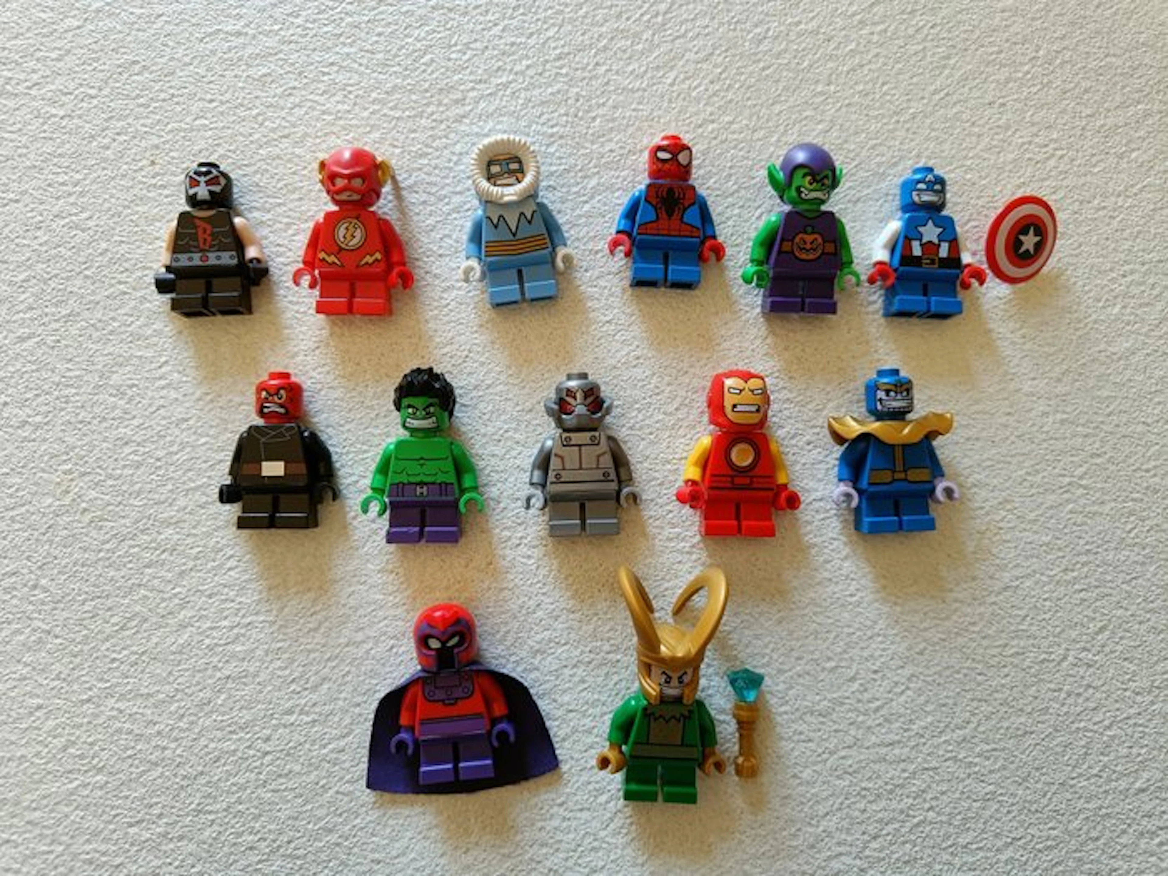 LEGO Minifigure - Super Heroes - Lotto minifigures super heroes