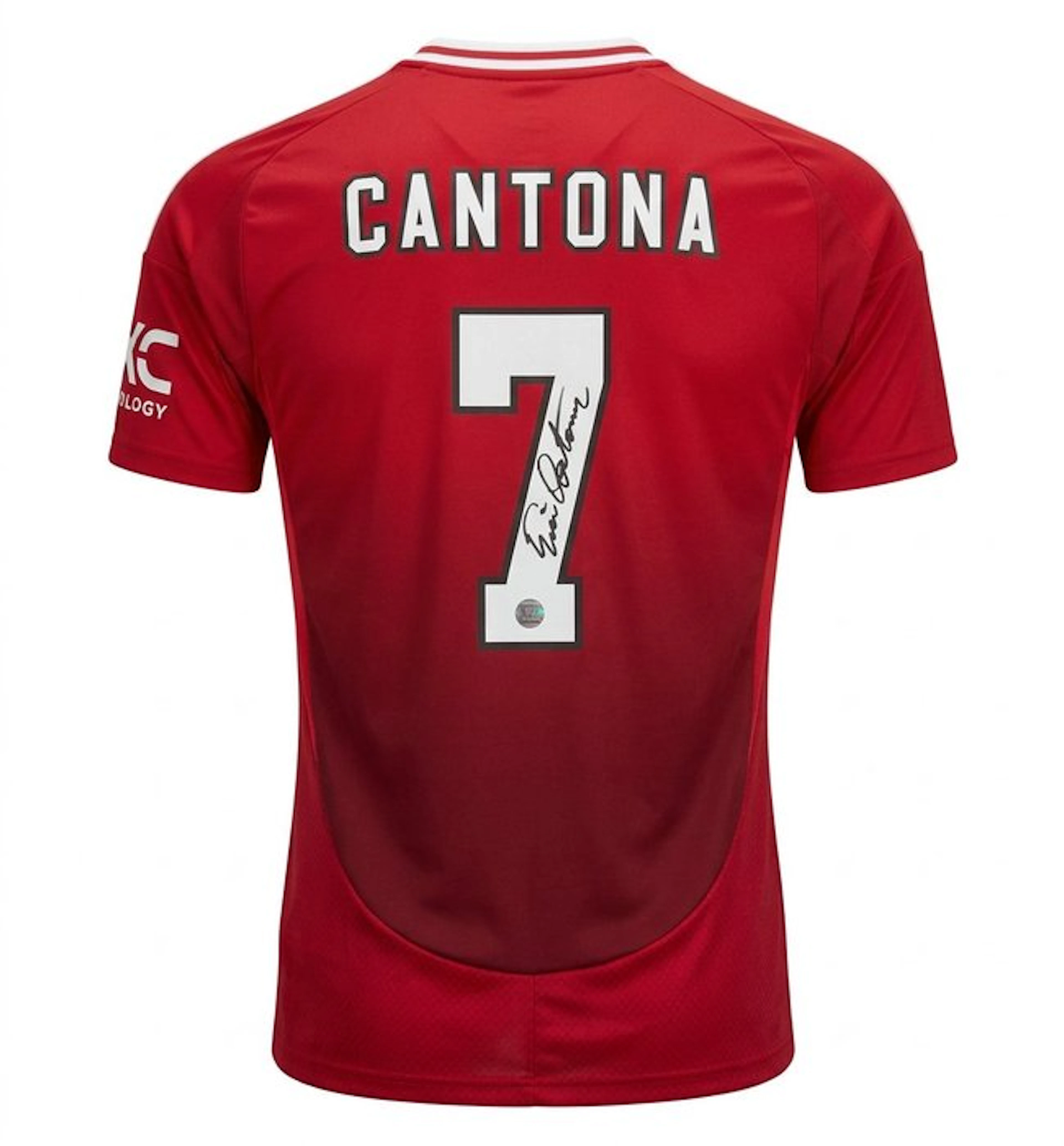 Eric Cantona - Exclusive Hand Signed - Man United 2024/25 Home Shirt