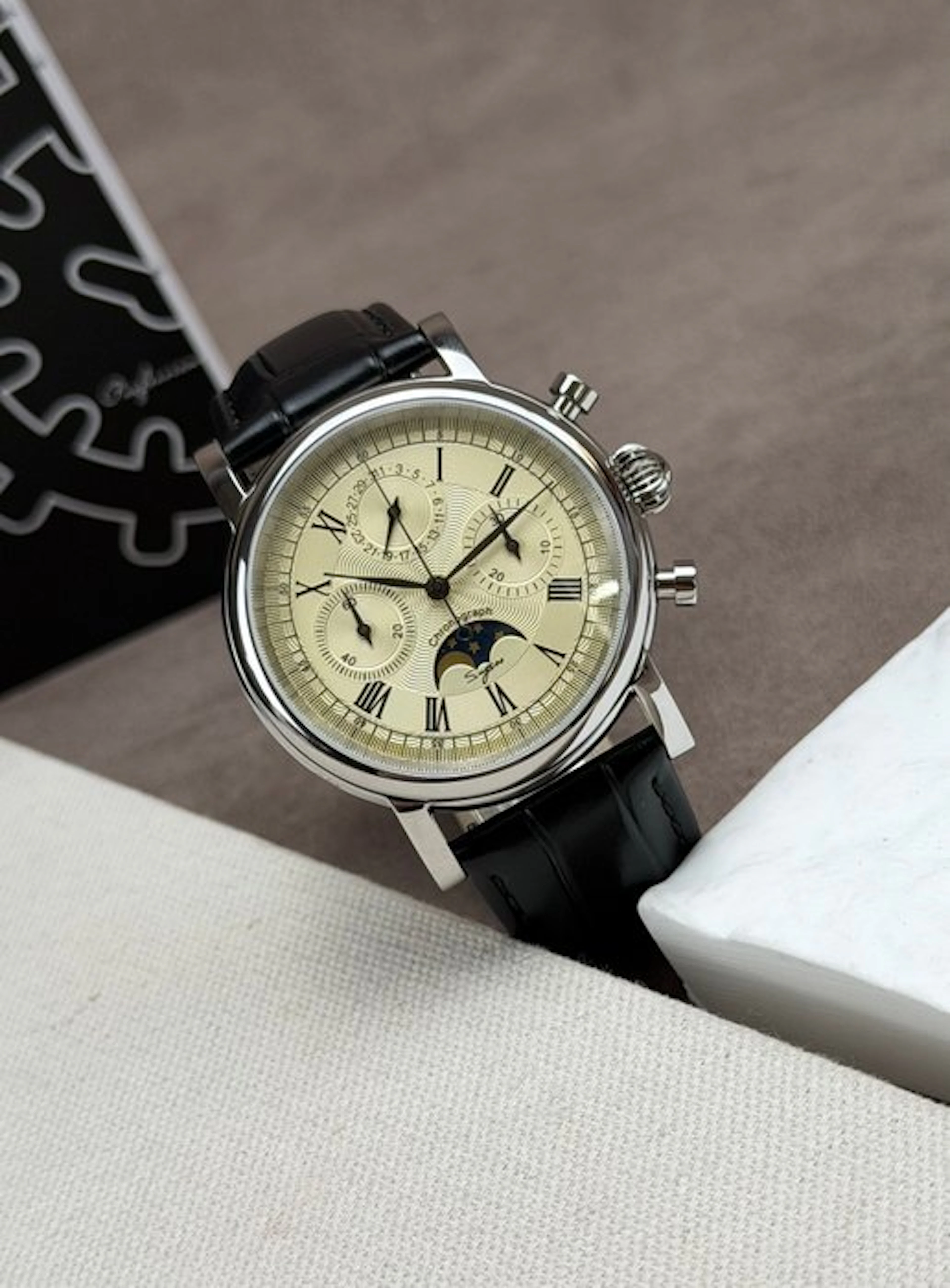 Seestern - Moonphase Master Mechanical Chronograph Date...
