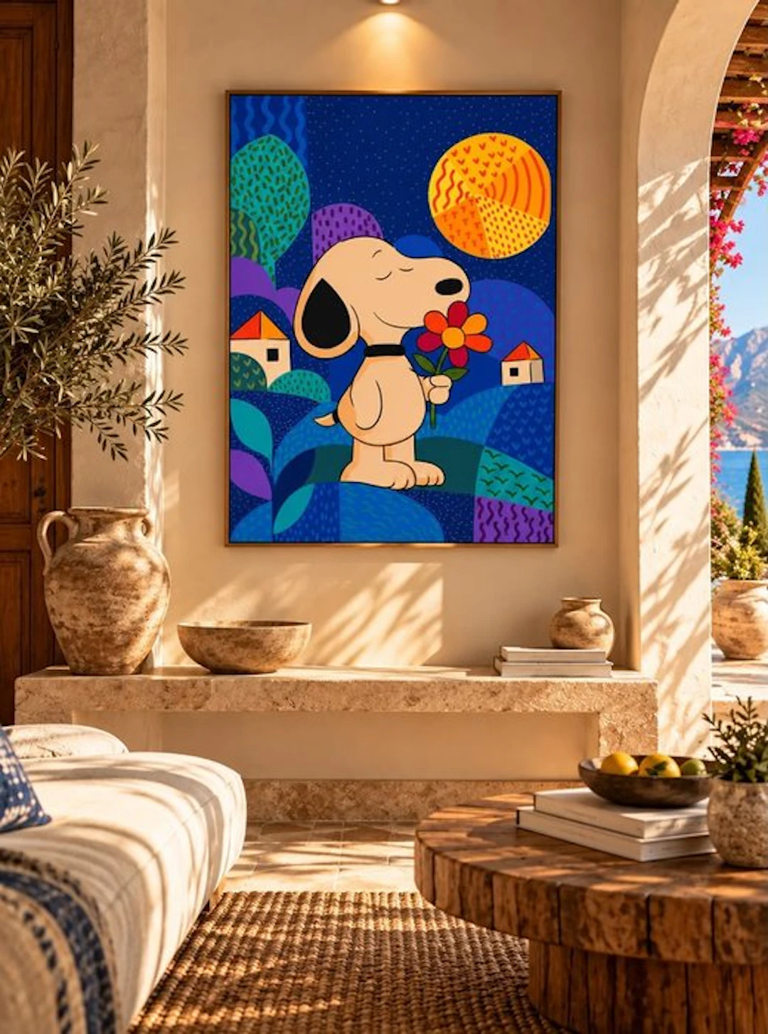 Adri Q - XL - Snoopy Bajo la Luna Llena