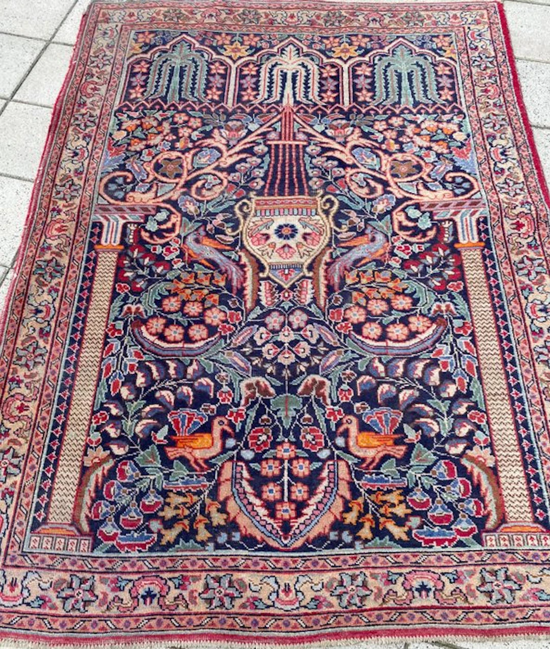 Vintage Fethiye Rug - Carpet - 203 cm - 153 cm
