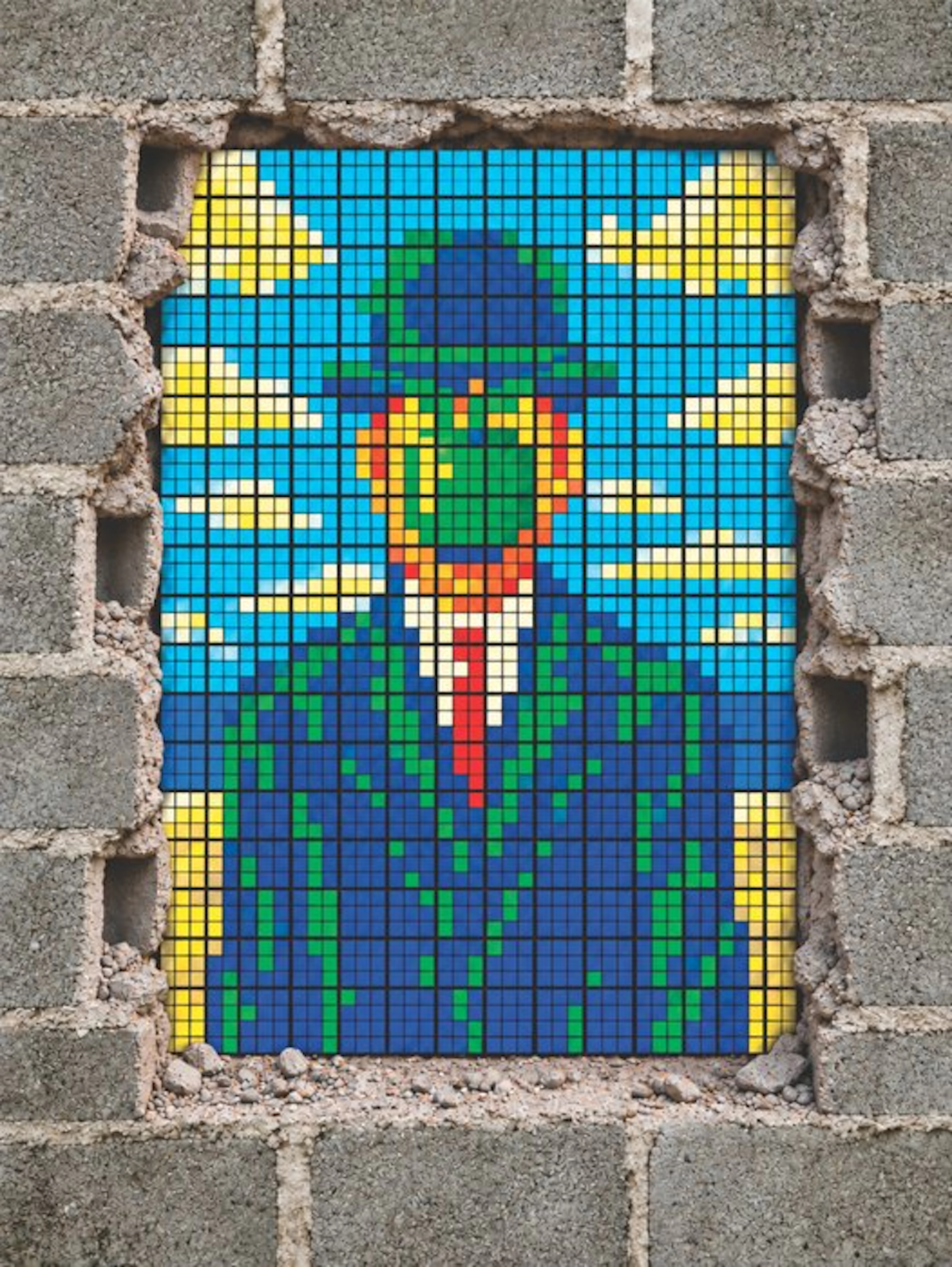 POPLEA - POPLEA FAIT LE MUR - "L'homme à la pomme"
