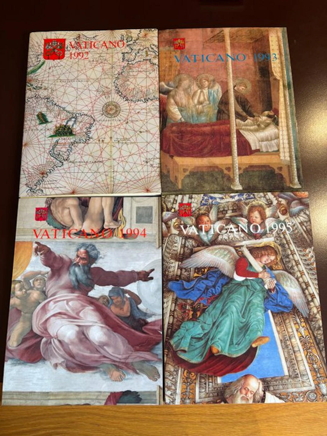 Vatican City 1992/1995 - 4x Stamp Album (92-93+94-95) published by UFN