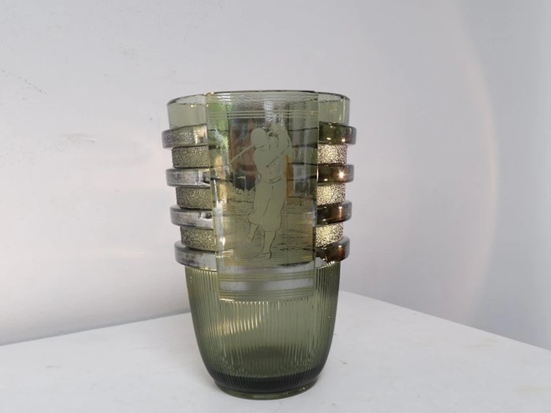 Val Saint Lambert - Charles Graffart - Vase - Egmont - Glass
