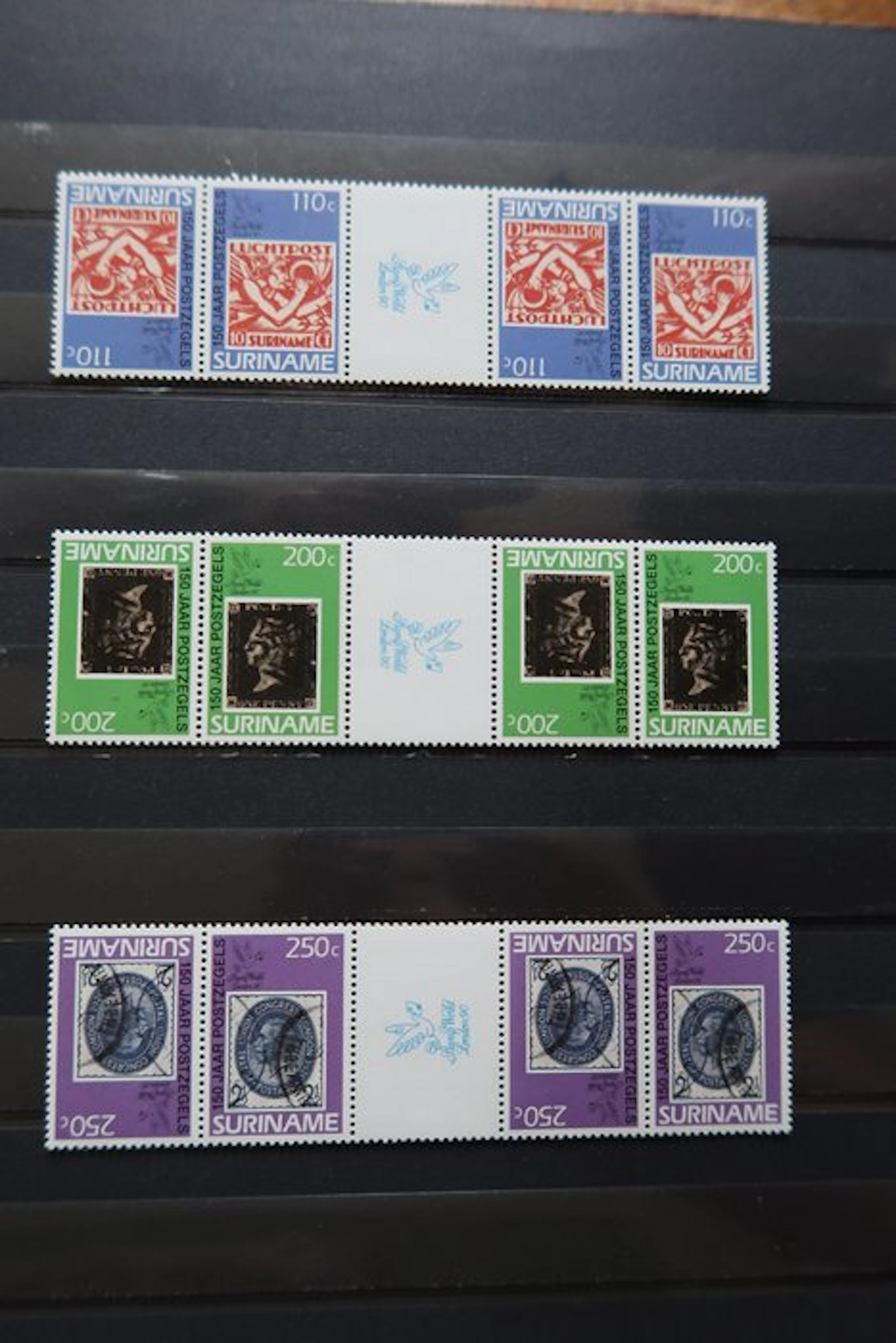 Suriname 1990/2000 - Tête-bêches in brugparen
