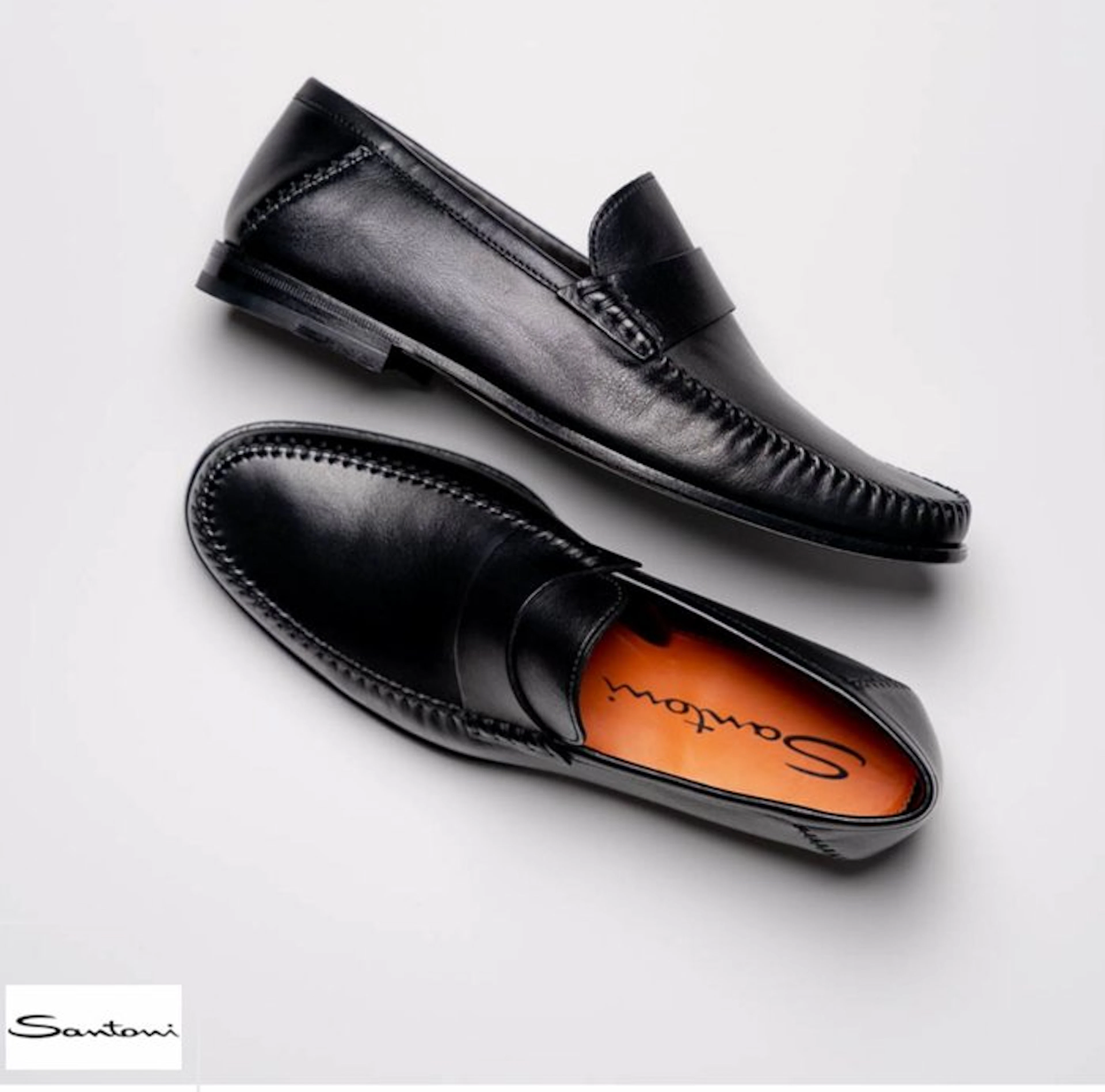 Santoni - Loafers - Size: EU 43.5 - New in box