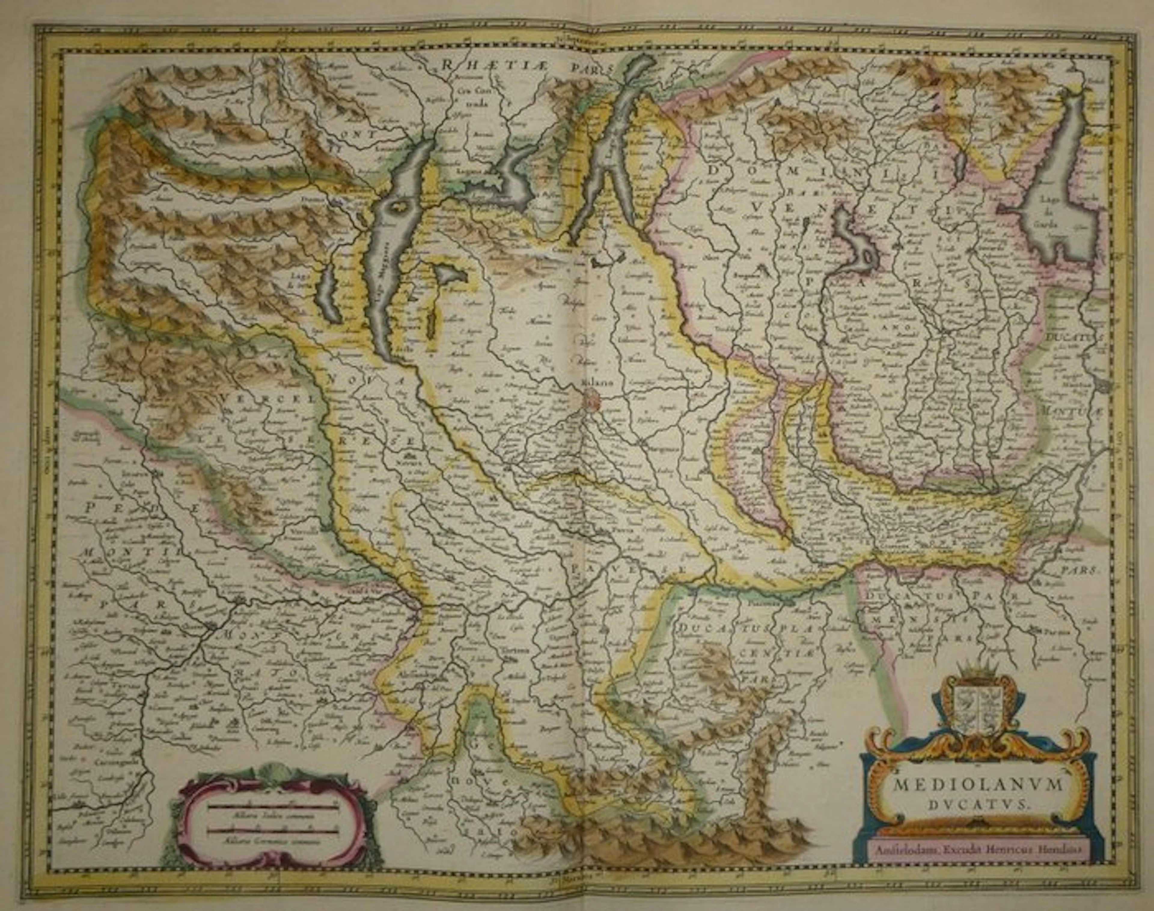 Italy - Duchy of Milan: southwest and central Lombardy...