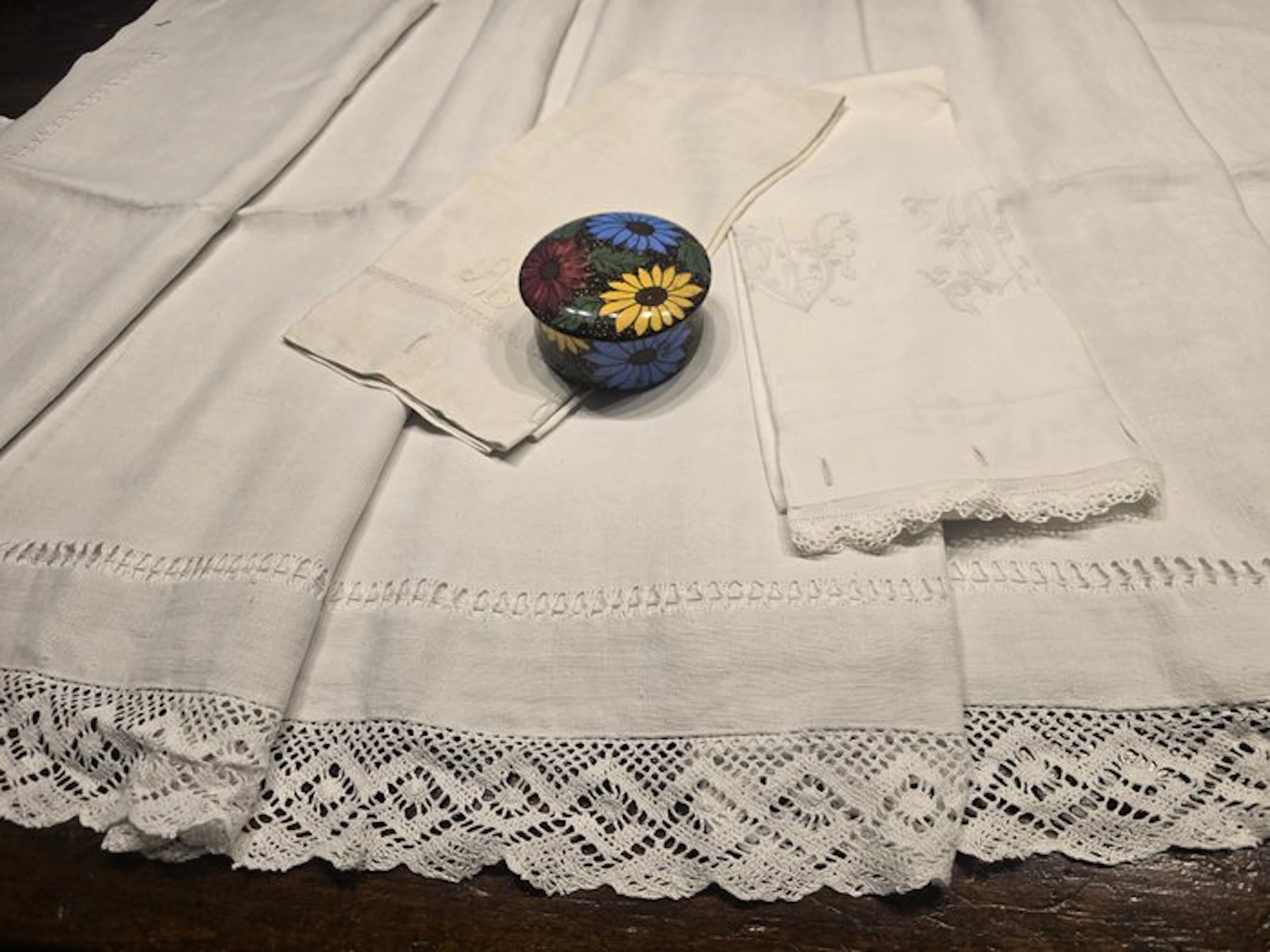Bed sheet (3) - 235 cm - 280 cm - Ancient trousseaus