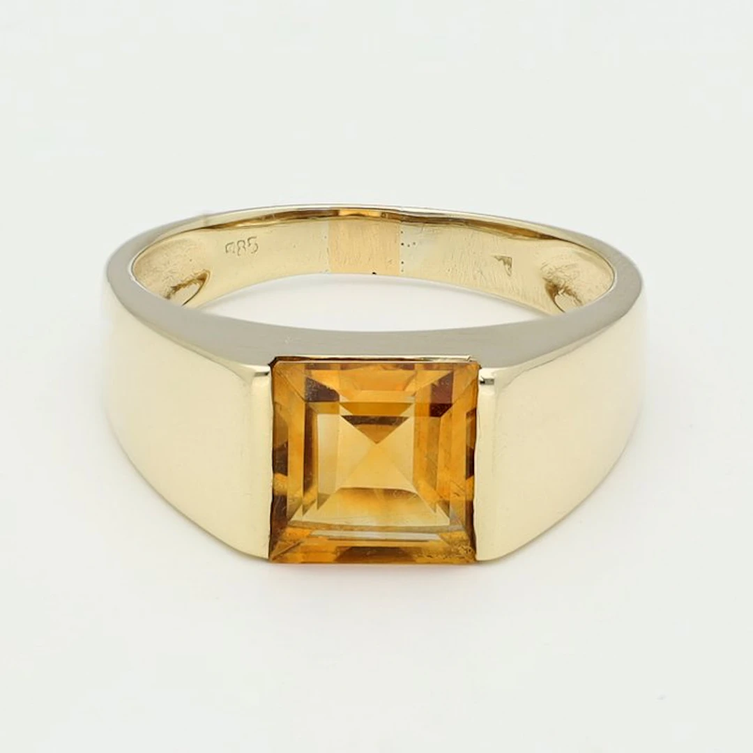 Ring - 14 kt. Yellow gold - Spinel