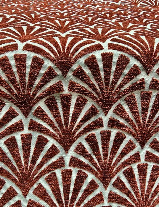 Velvet Jacquard Luxurious Weave Art Deco Fabric - Padding...