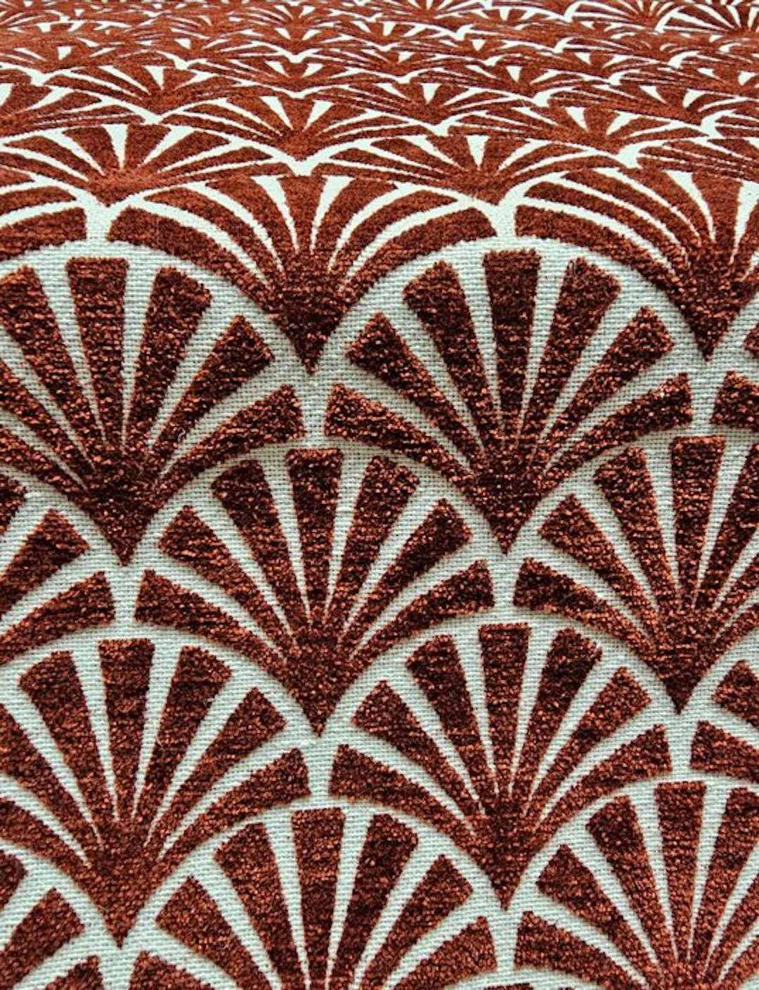 Velvet Jacquard Luxurious Weave Art Deco Fabric - Padding...