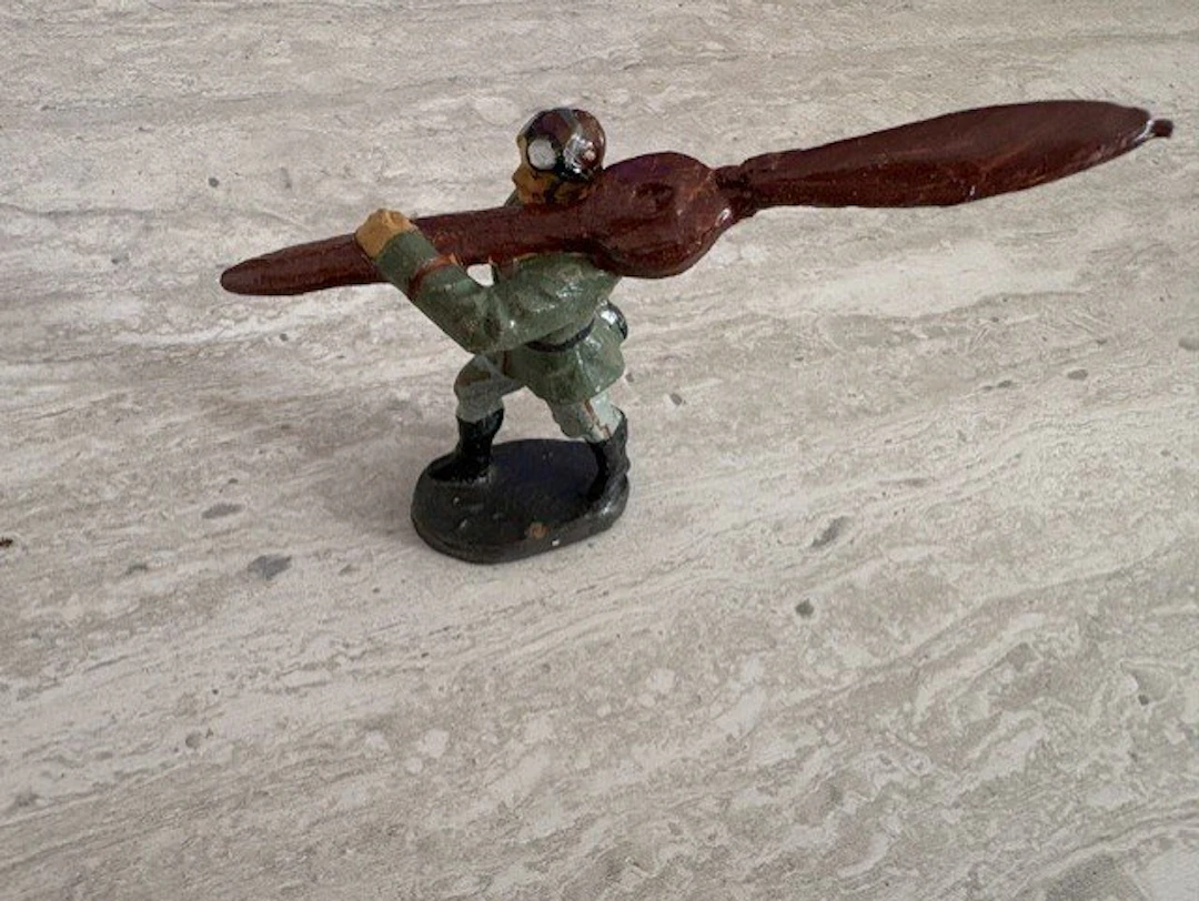 Elastolin - Figure - soldat elastolin aviateur très rare...