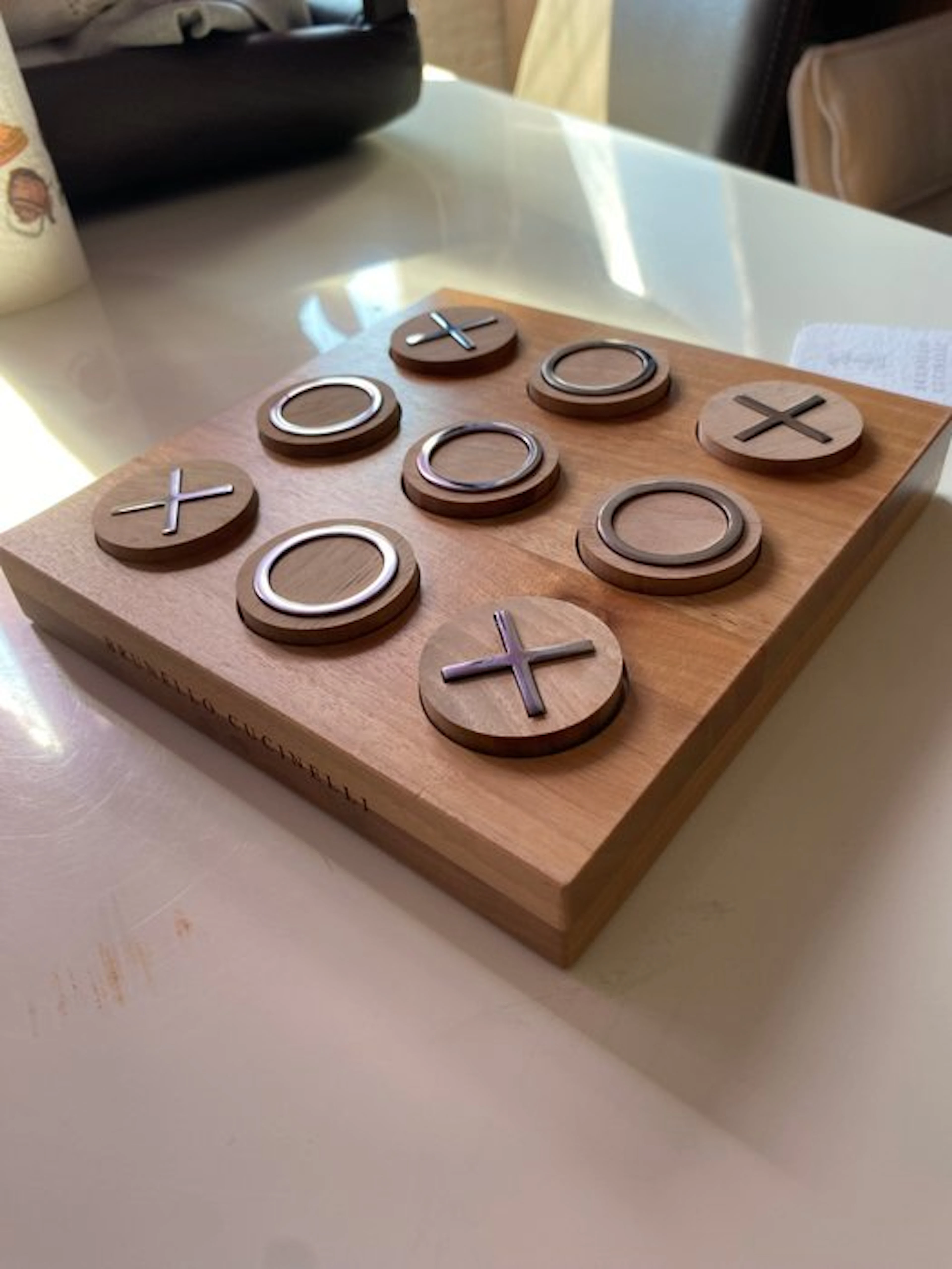 Board game - Tic-Tac-Toe - Wood