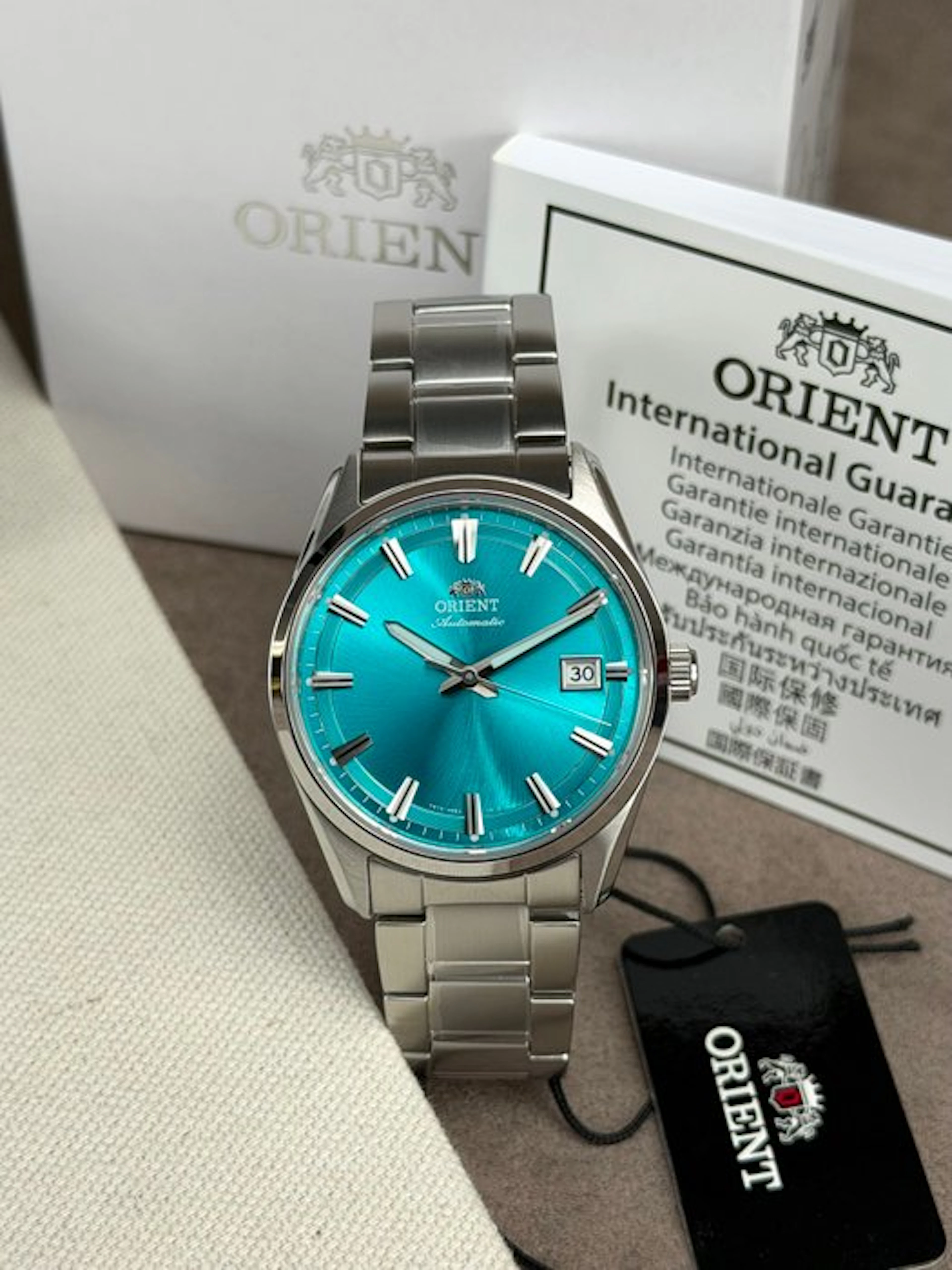 Orient - Stretto Automatic Date Green Special Edition...