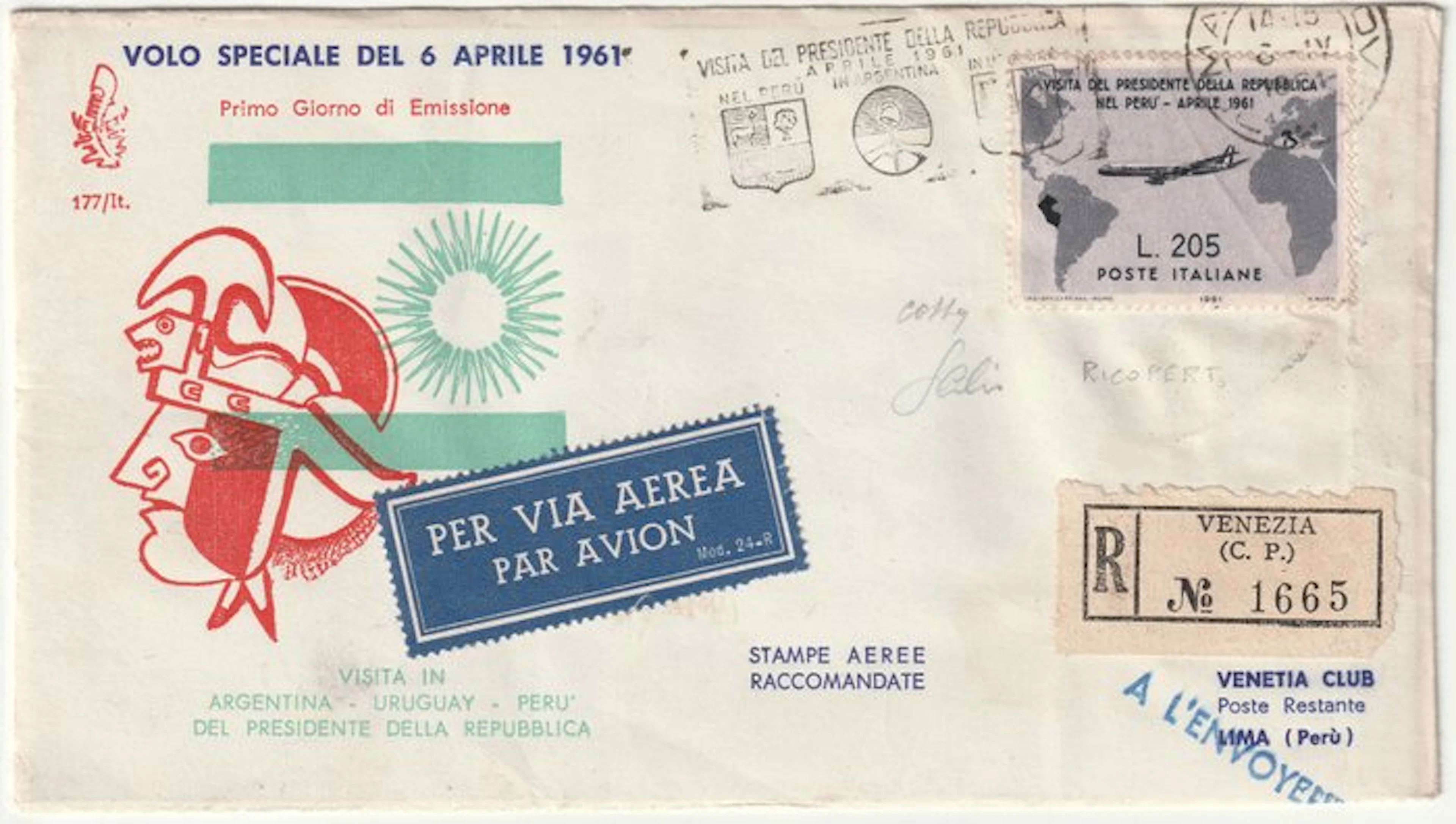 Italian Republic 1961 - 6 Apr 205 l