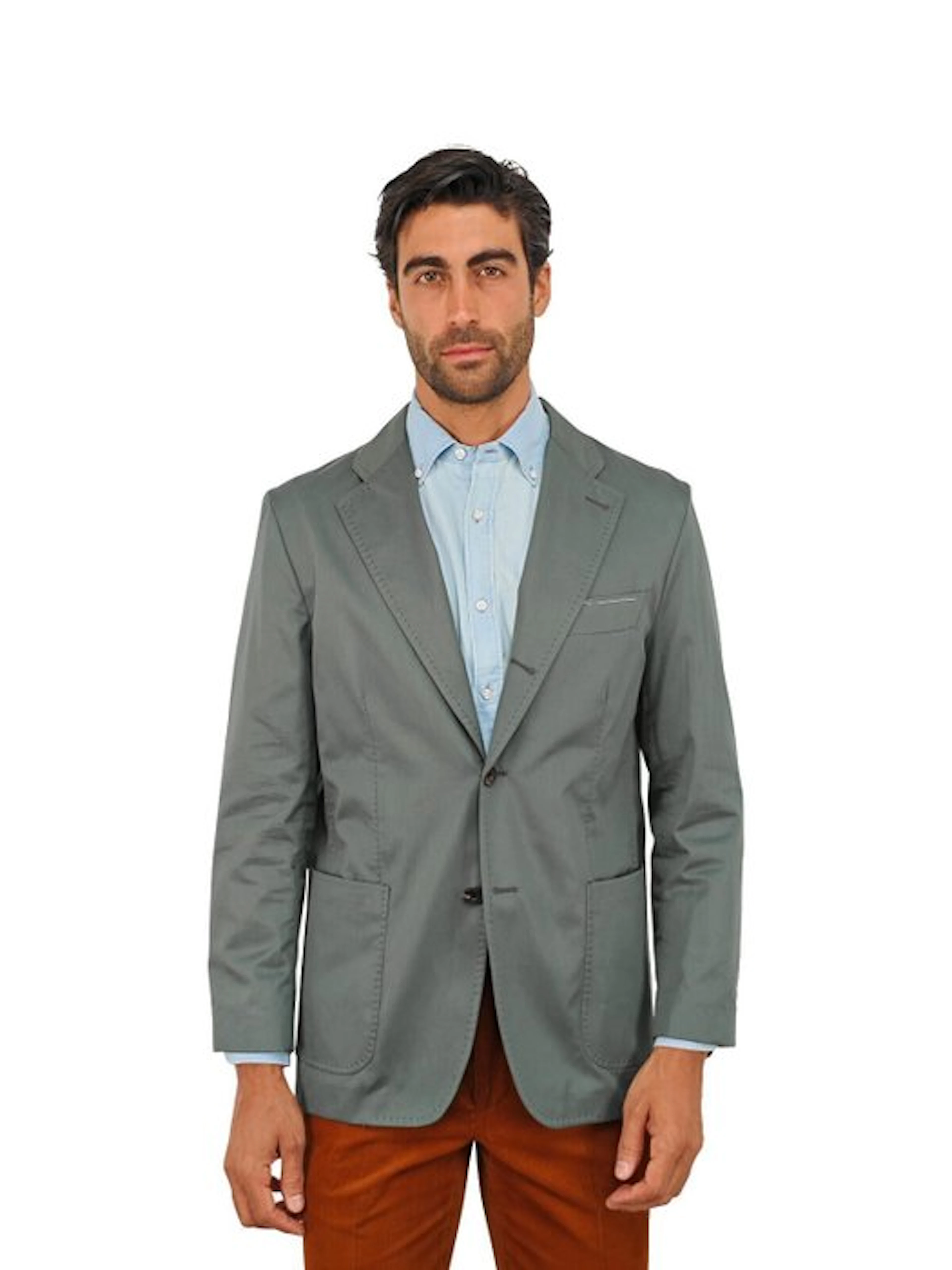 RUBINACCI NAPOLI - 50 IT - Green Off Single Breasted...