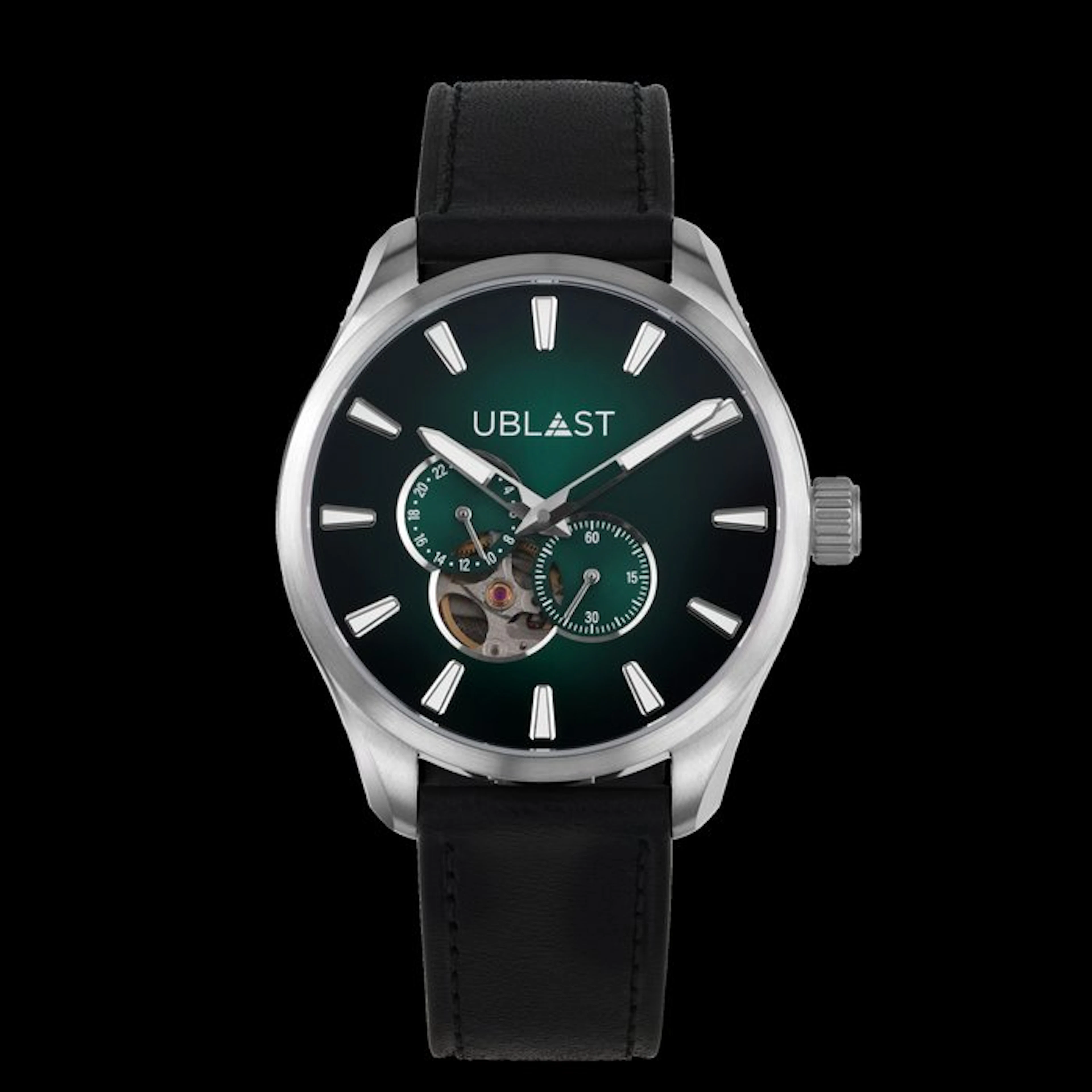 Ublast - Vision Open Heart - Sapphire Glass - REF.UBVOH42BKGN - Ltd