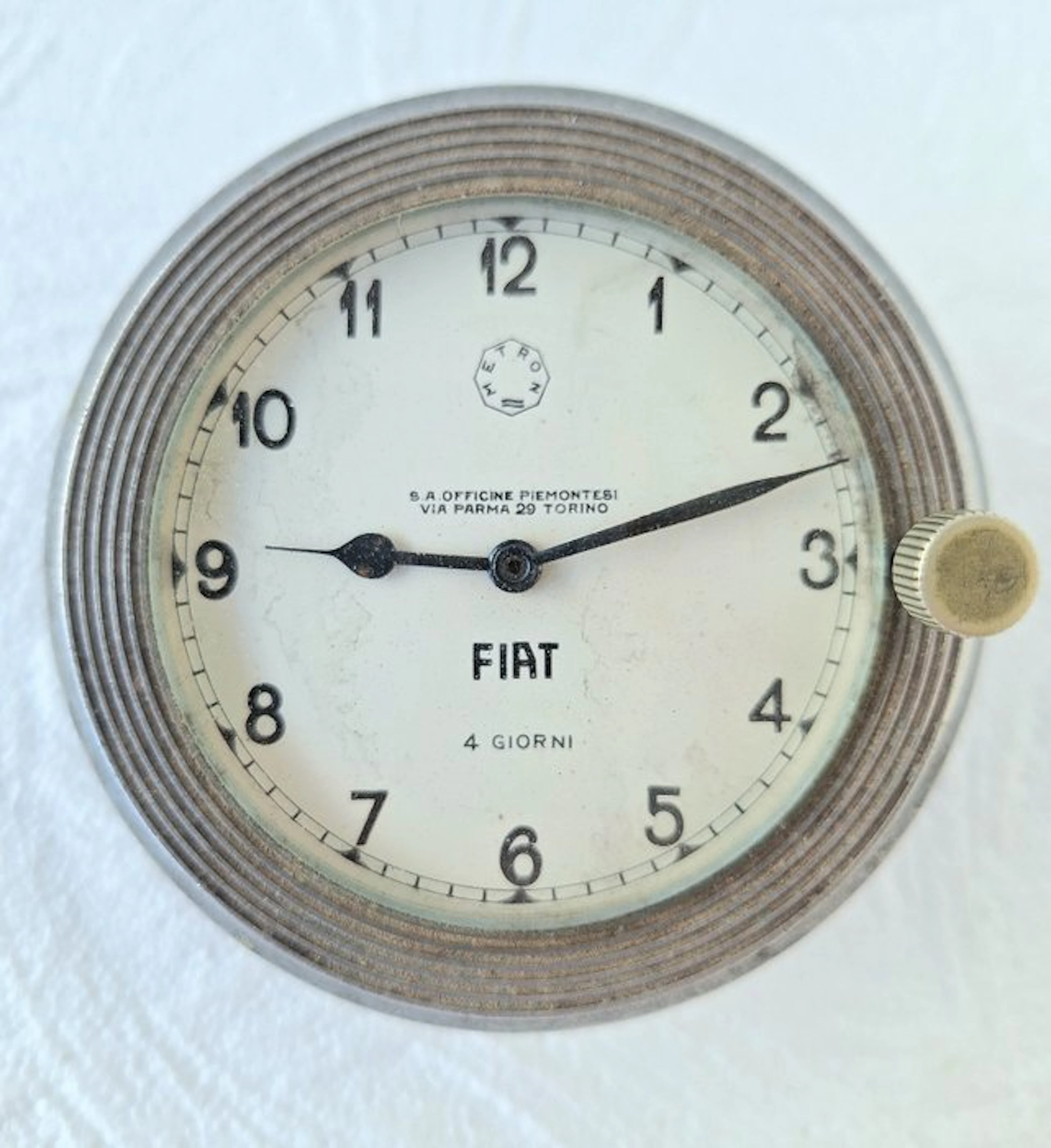 Car part (1) - Fiat - Orologio FIAT METRON 4 GIORNI - 1920-1930