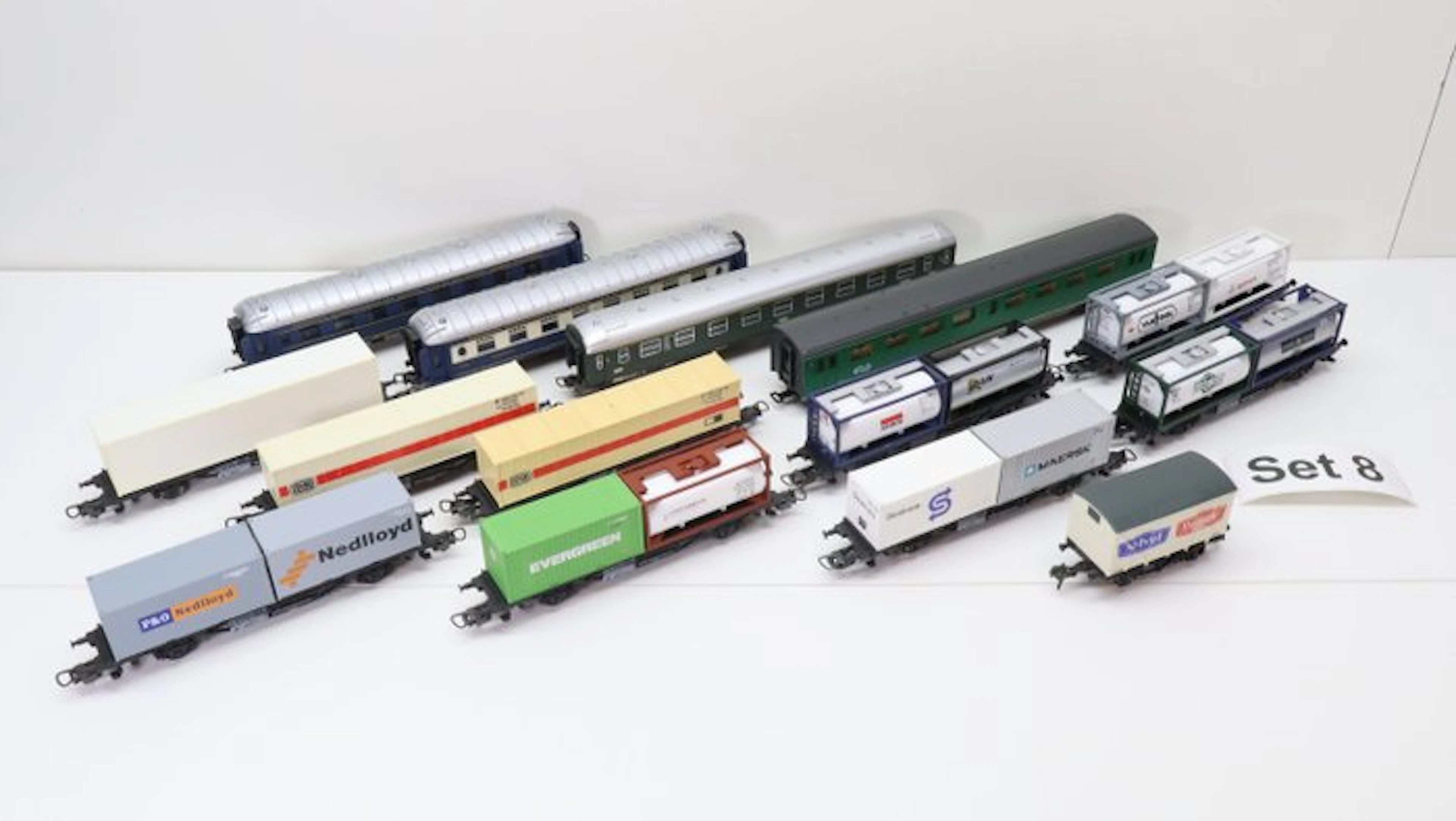 Lima H0 - Model train passenger carriage set (14) - Lima H0 Set Wagons