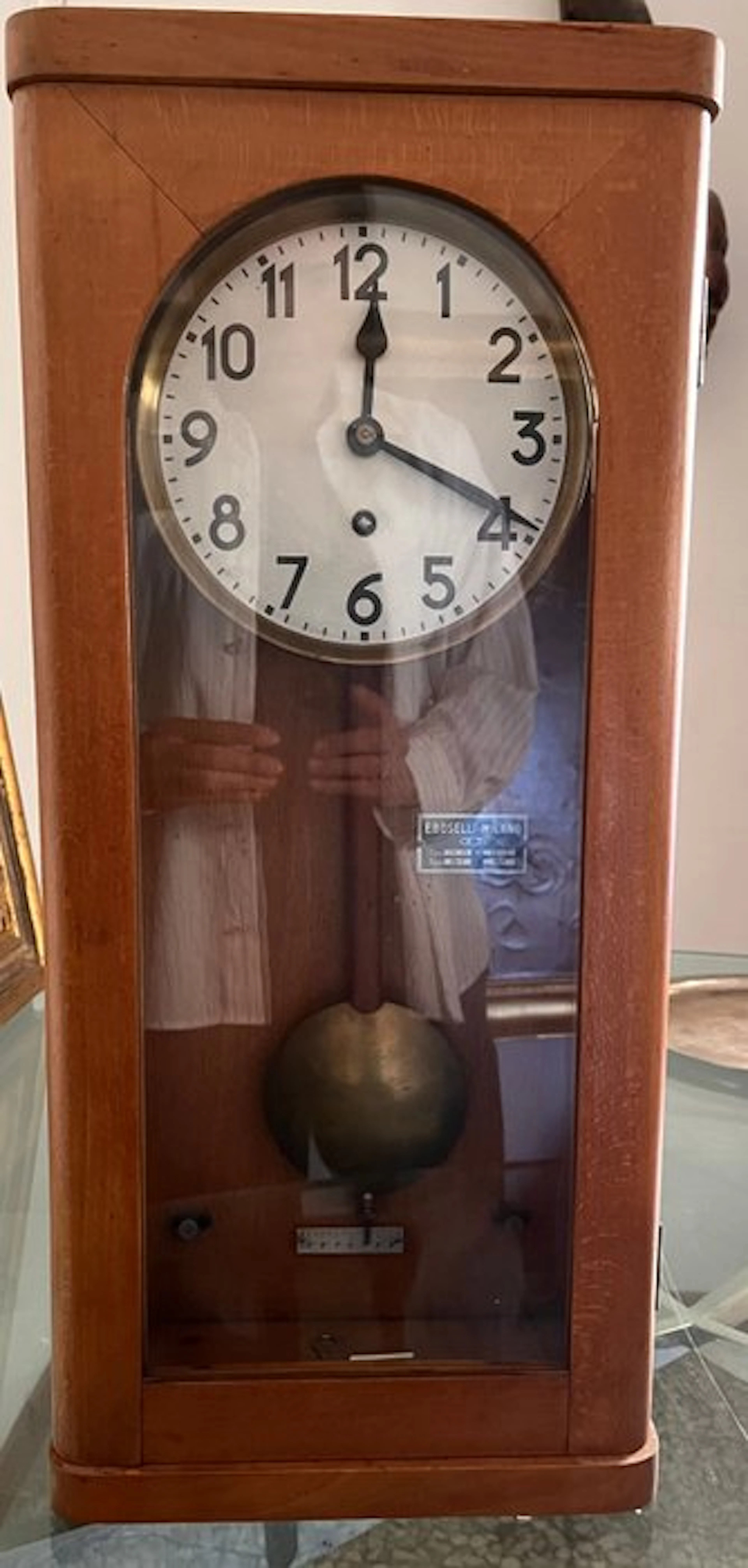 Pendulum clock - Wood, Metal - 1960-1970 - Pendulum clock.