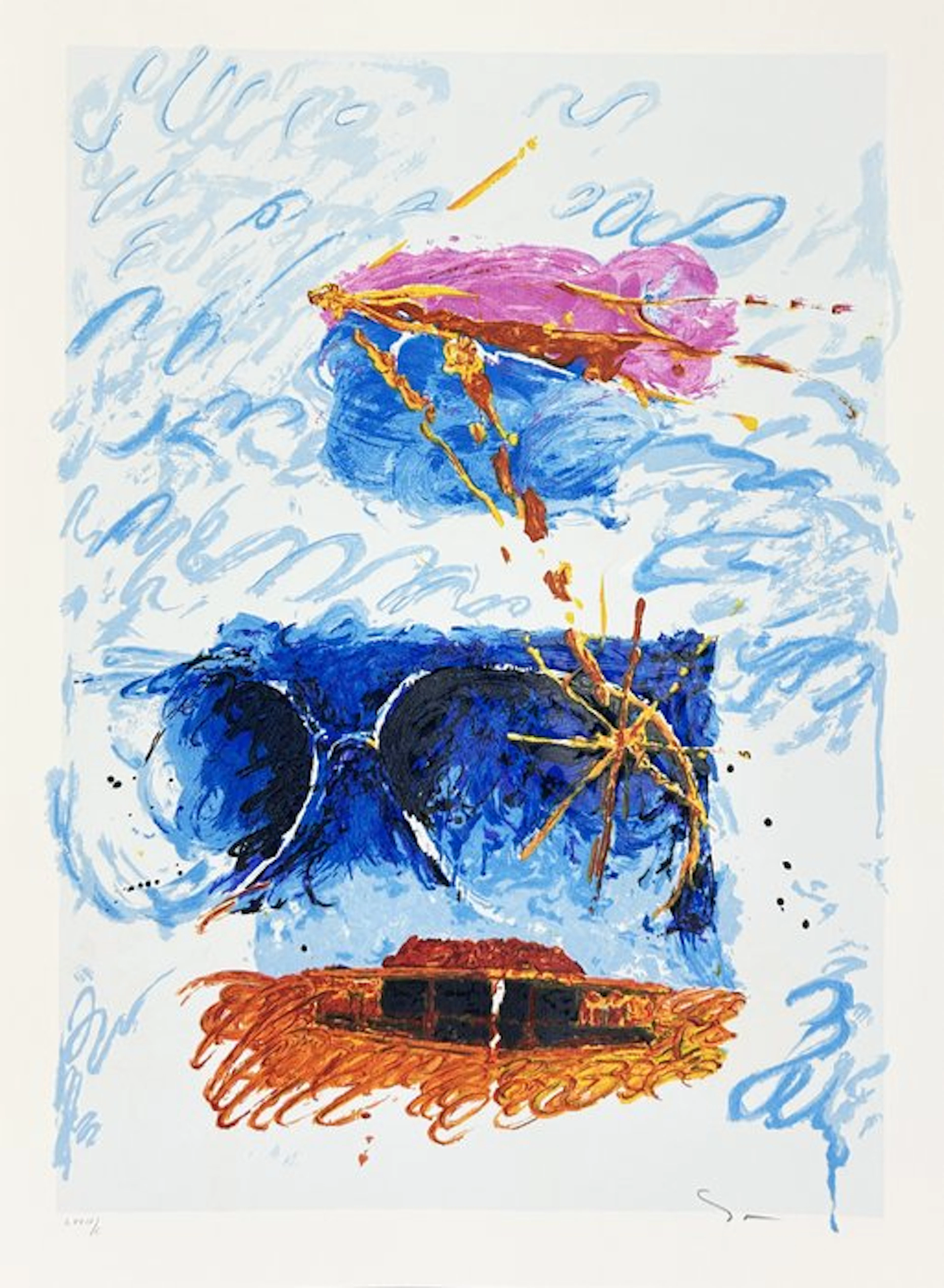 Mario Schifano (1934-1998) - Impressione Astratta