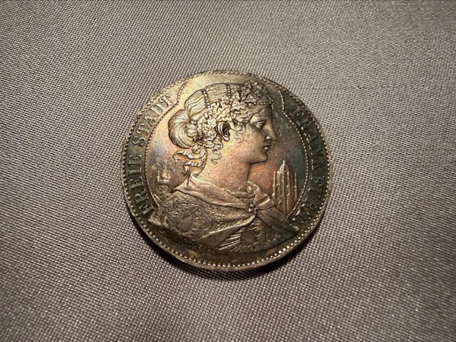 Germany, Frankfurt. Vereinsthaler 1858 / Frankfurt (No reserve price)