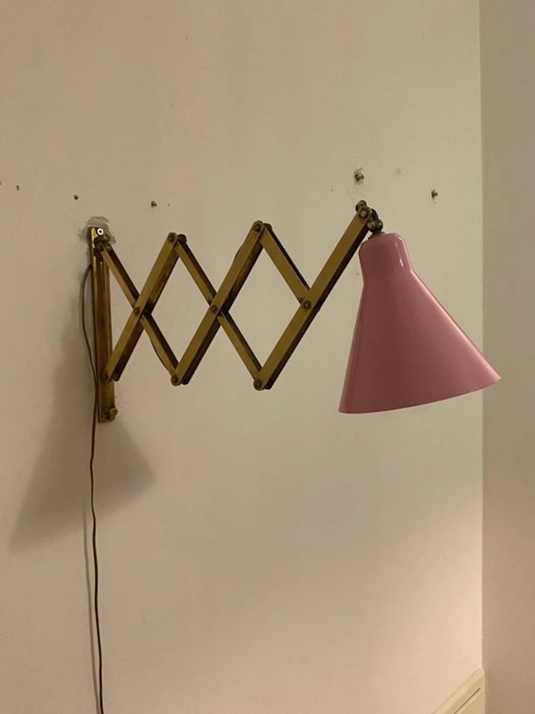 Scissor lamp - Brass