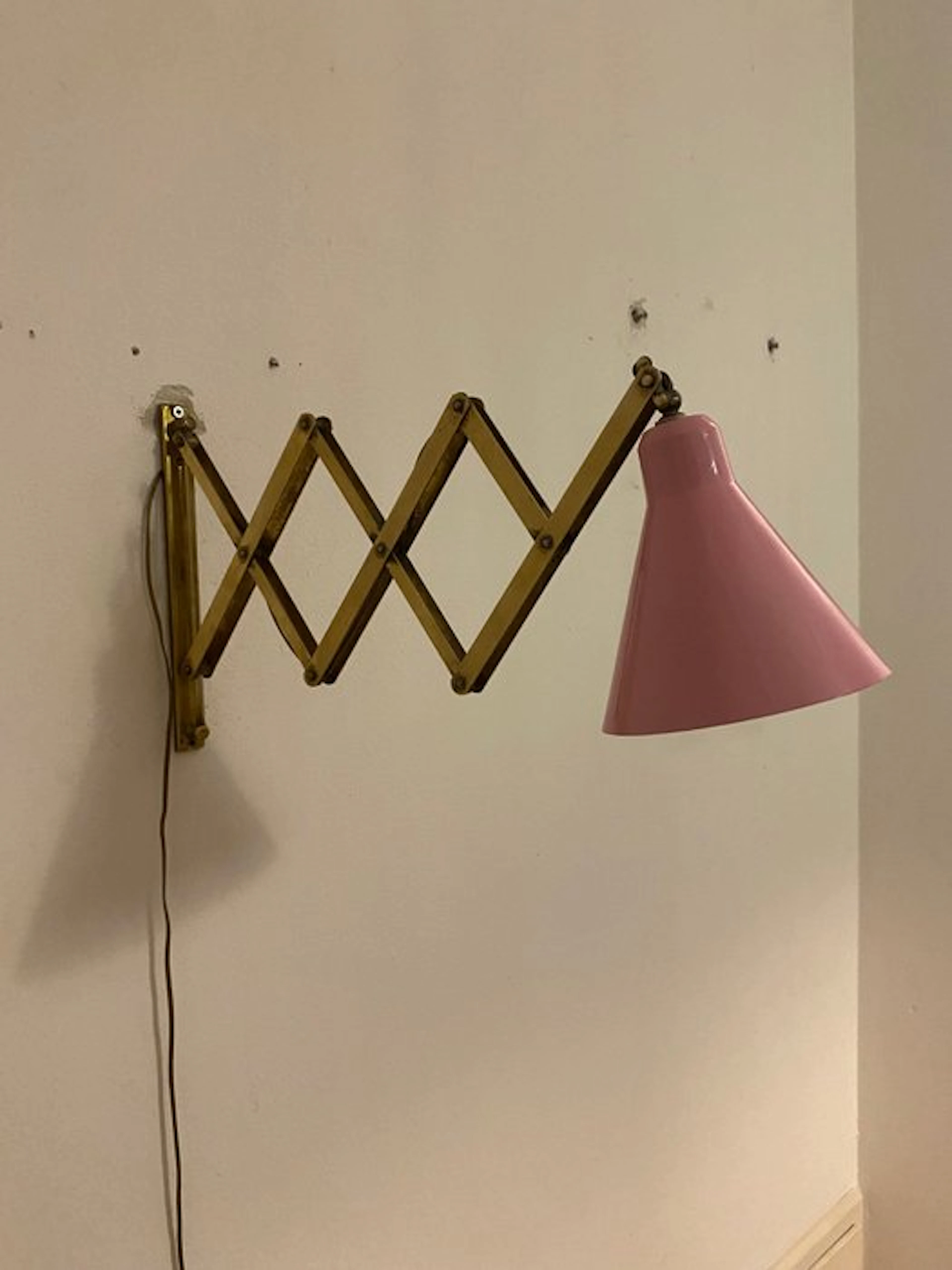 Scissor lamp - Brass