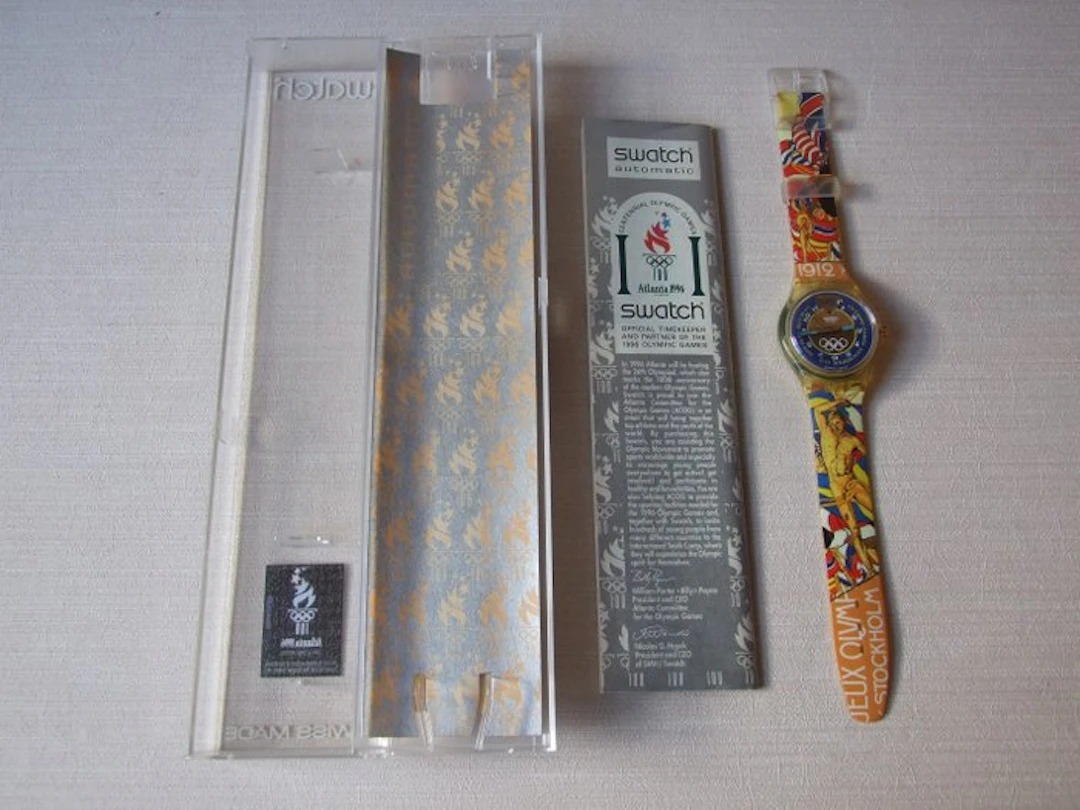 SWATCH Automatic Olympic Special STOCKHOLM 1912 - SAZ 103 - Olympic