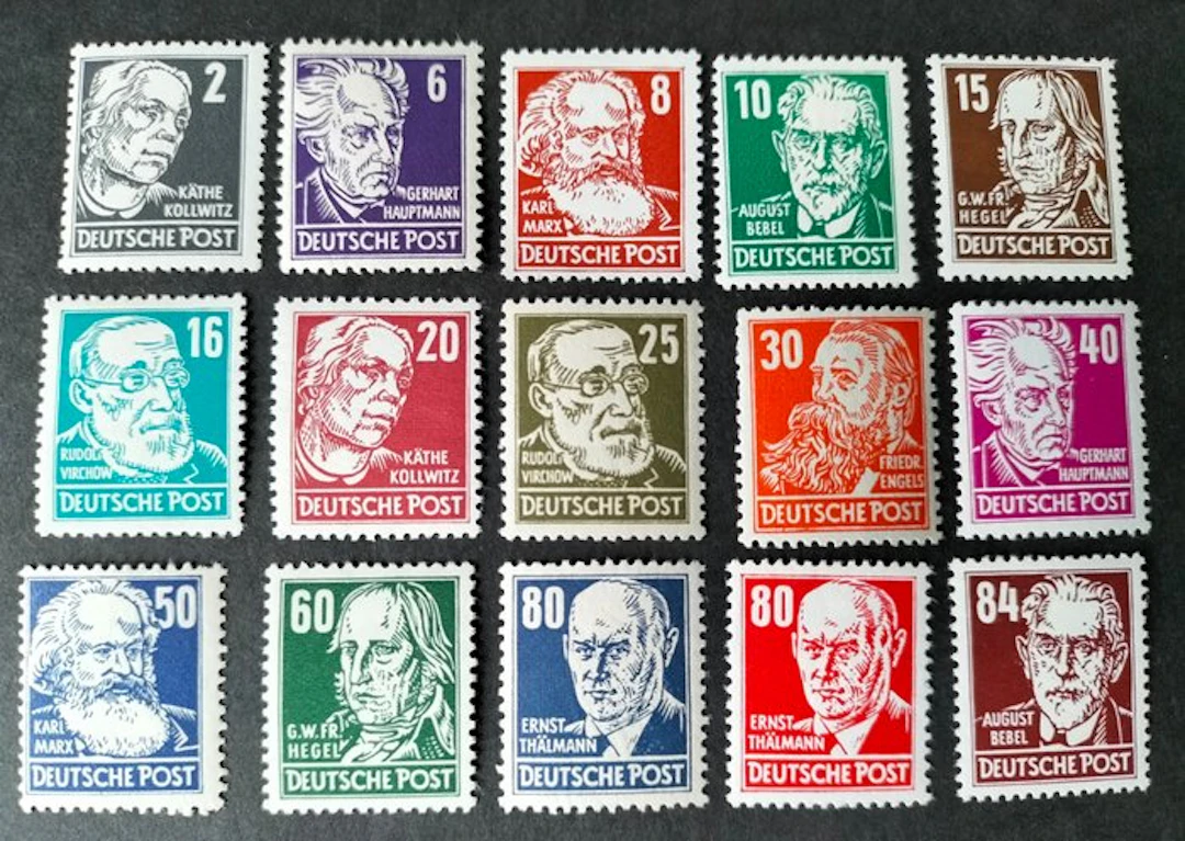 GDR 1952 - Koppen - 327/341