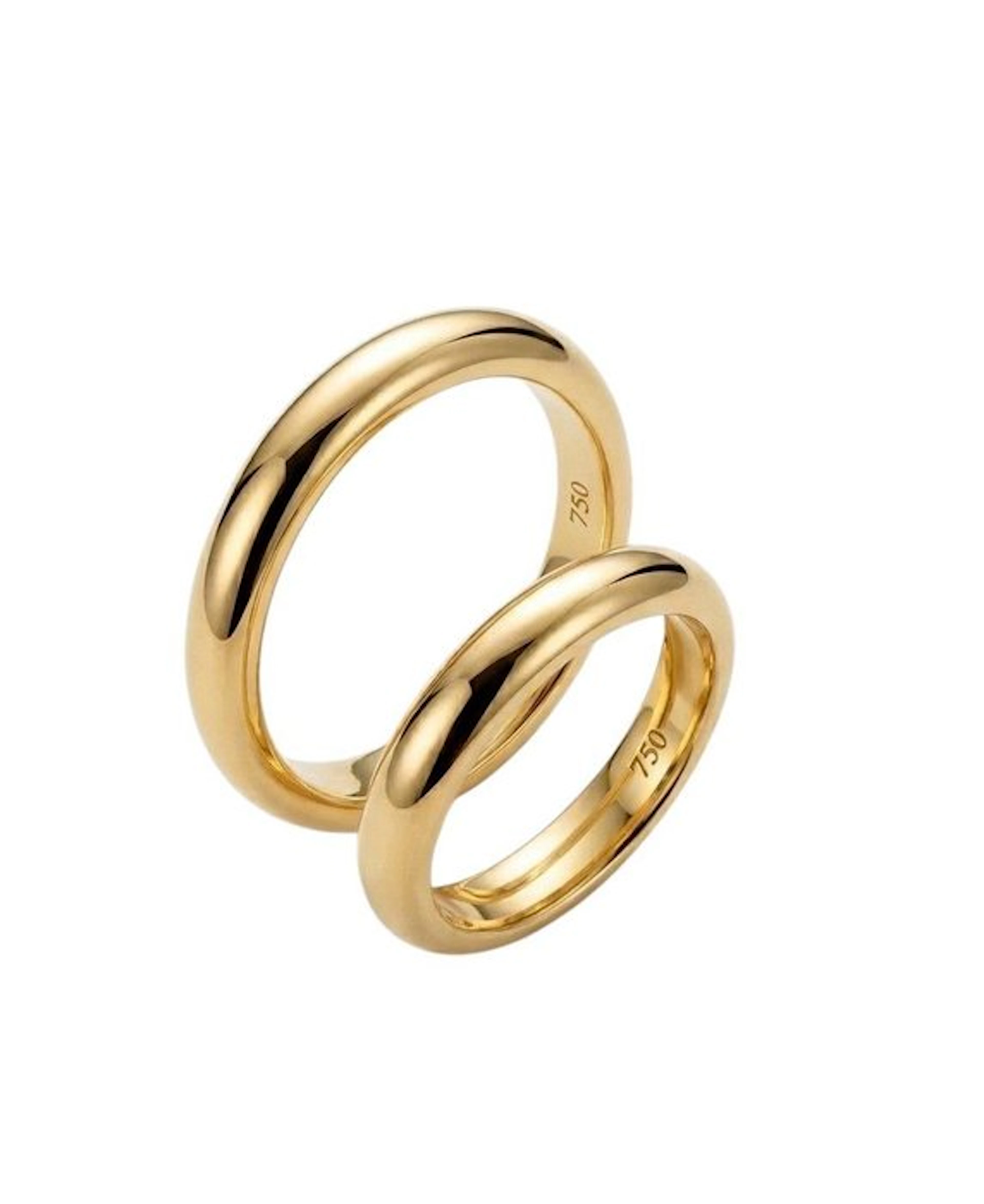 Wedding ring - 18 kt. Yellow gold