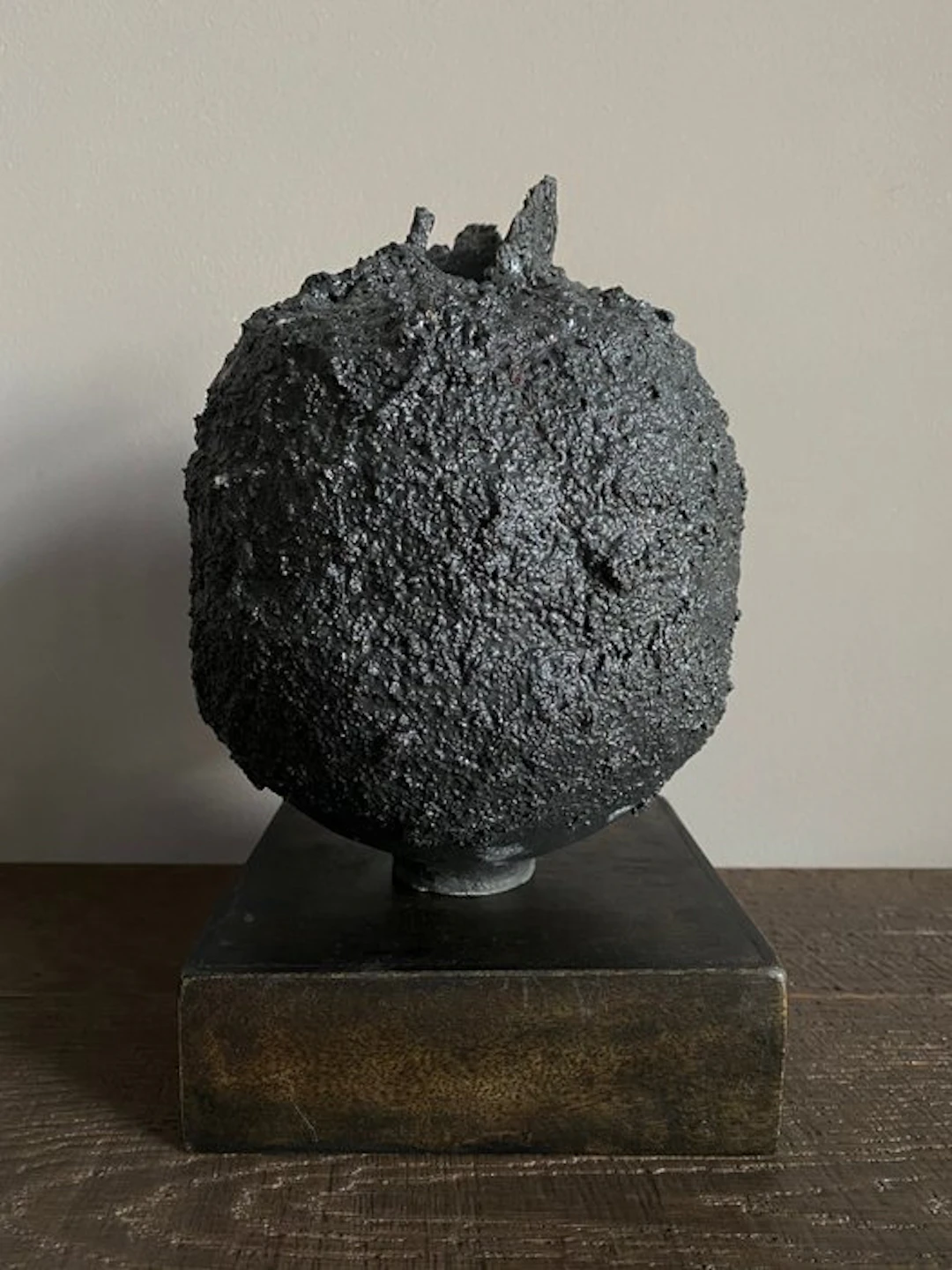 Max Modolo - Vase - Stoneware - Carbon Vase
