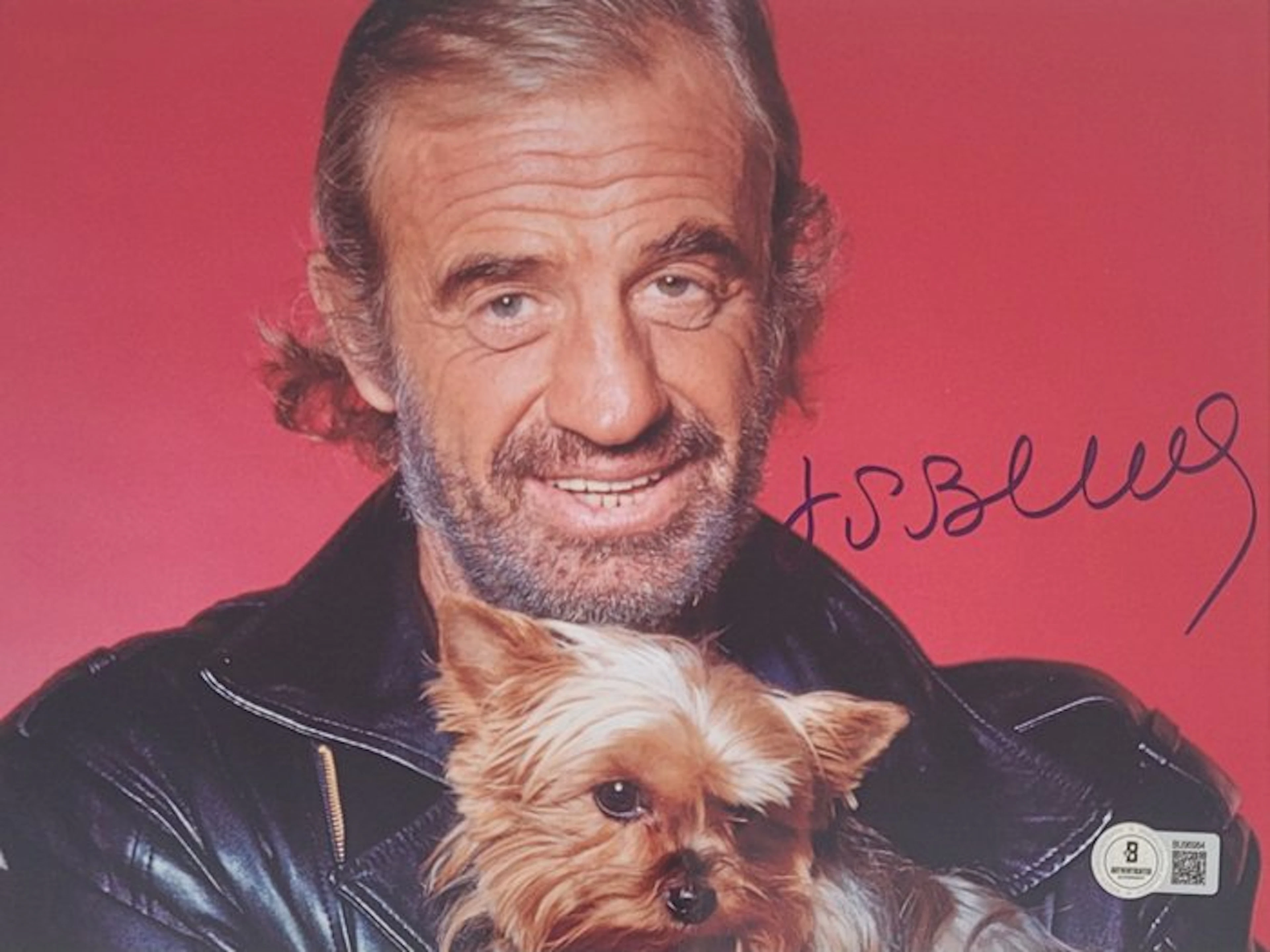 French Actor - Signed by Jean Paul Belmondo - Autograph