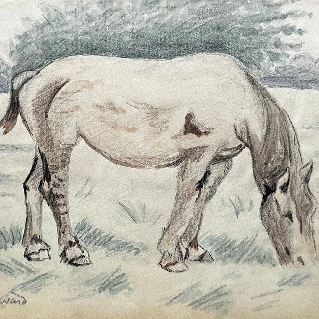 Pierre-Gabriel Lacroix-Bravard (1875-1950) - Le cheval - NO RESERVE