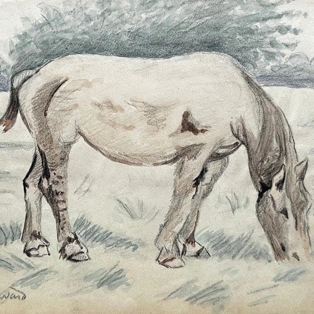 Pierre-Gabriel Lacroix-Bravard (1875-1950) - Le cheval - NO RESERVE