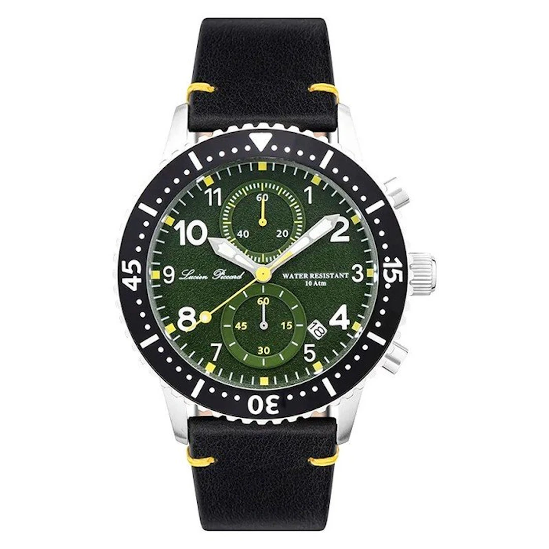 Lucien Piccard - Chronograph - Date - Pattern Dial - New...