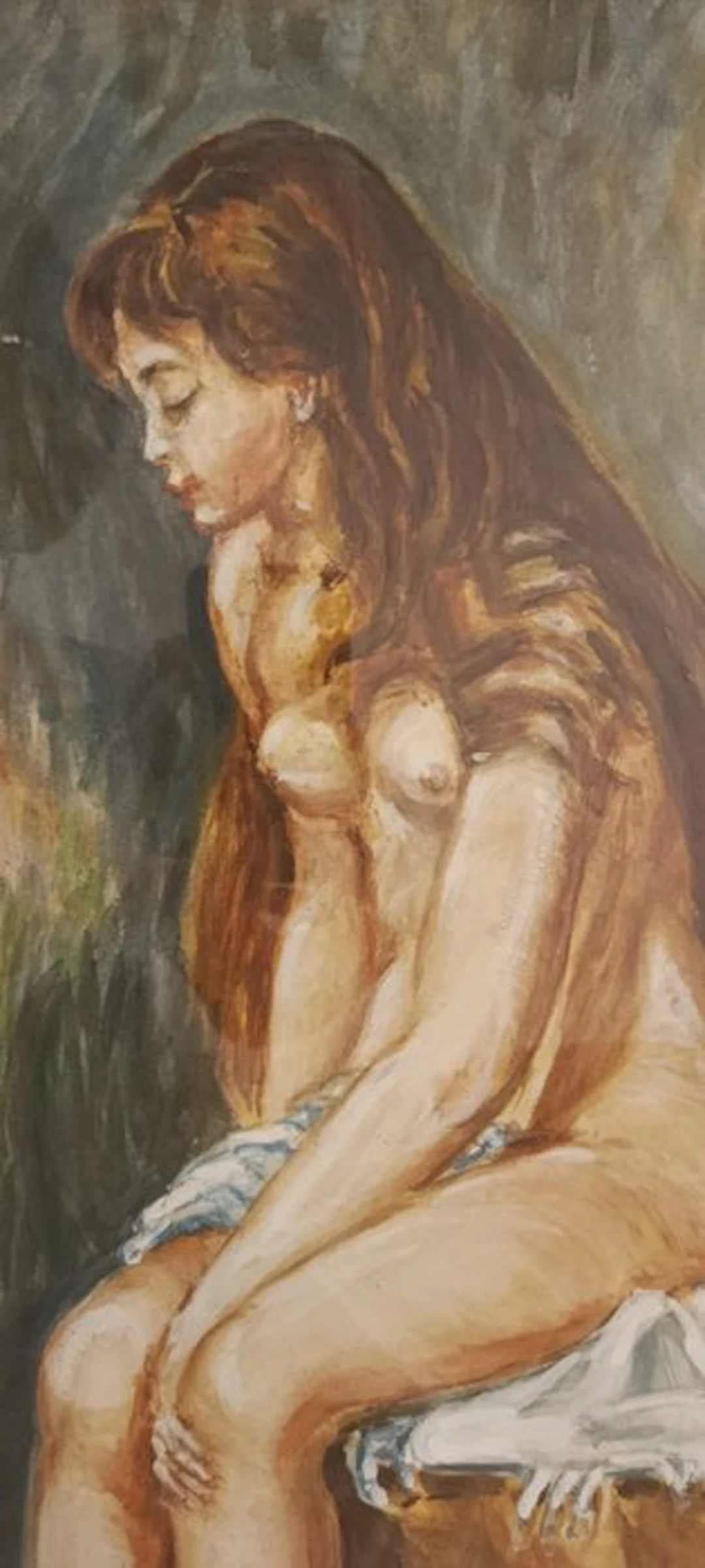 Escuela Impresionista Europea (XX) - Desnudo refelxivo