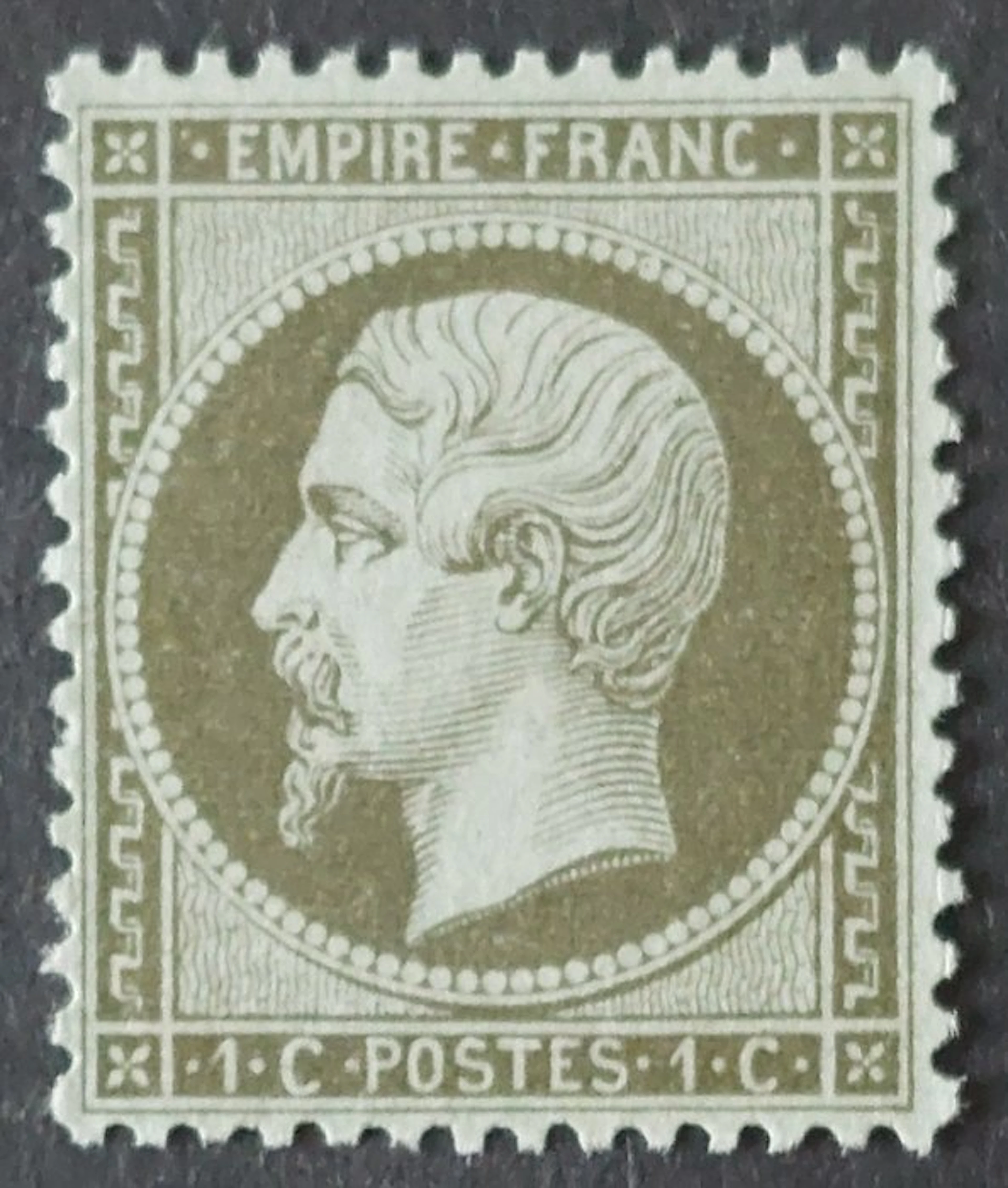 France 1862 - Napoleon III serrated