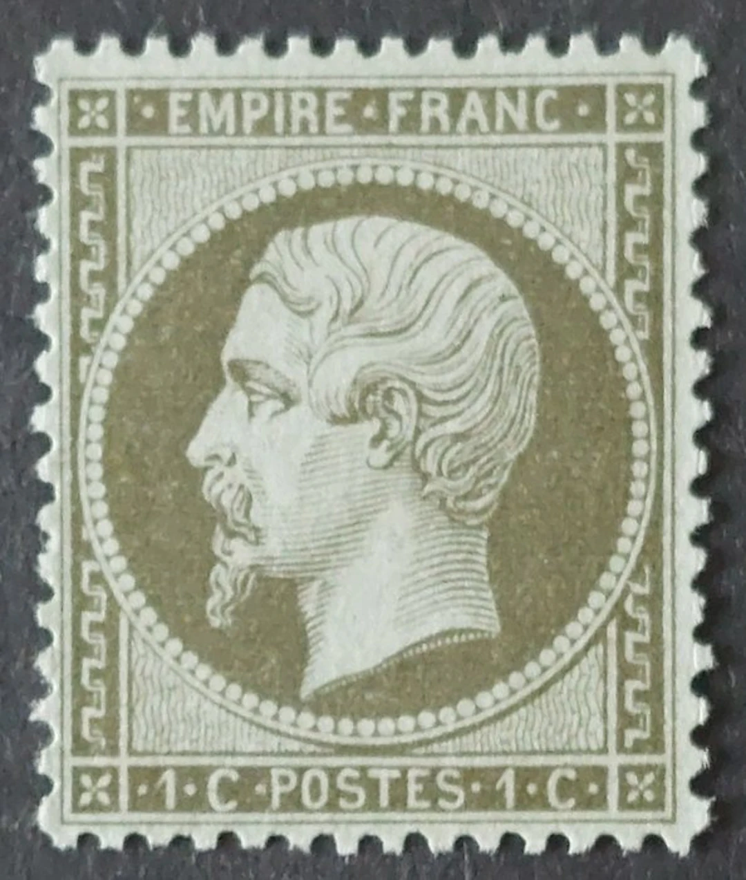 France 1862 - Napoleon III serrated