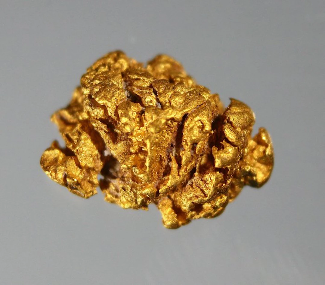 Gold Pepita Australia - Height: 10 mm - Width: 7 mm- 1.79 g