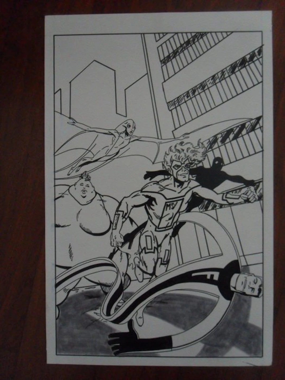 Angel Gabriele - 1 Original page - Les vengeurs des...