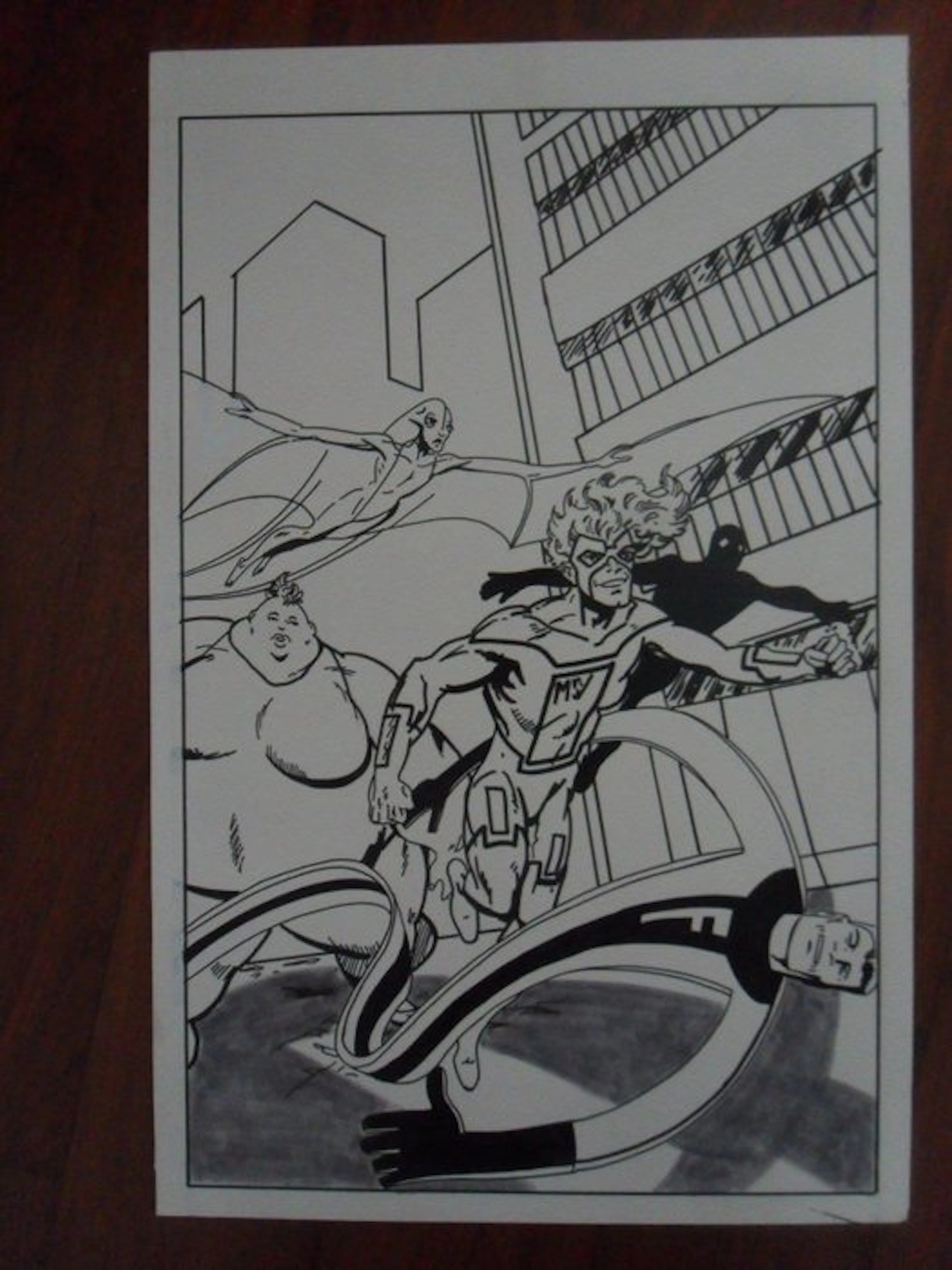 Angel Gabriele - 1 Original page - Les vengeurs des...